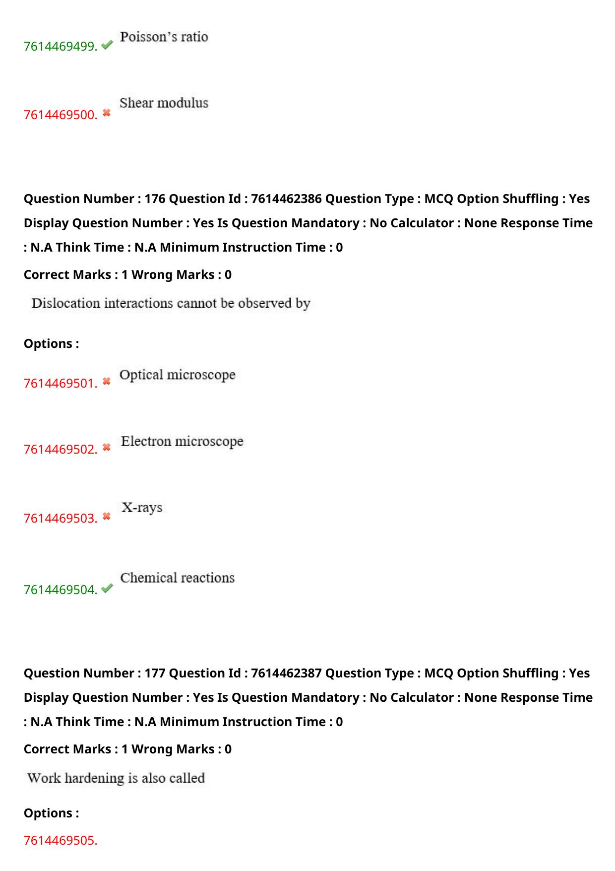 TS ECET 2024: MET – METALLURGICAL ENGINEERING Master Question Paper With Preliminary Key - Page 107