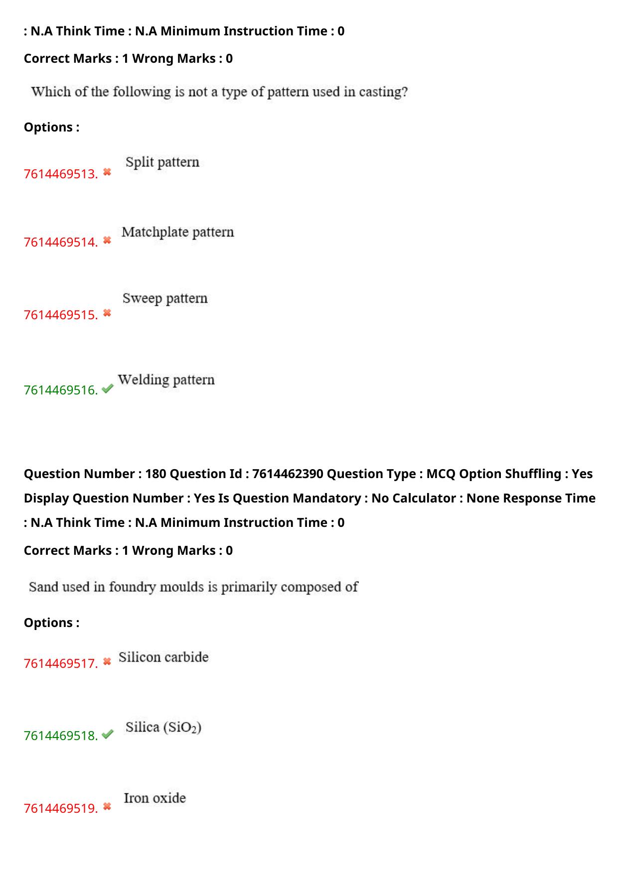 TS ECET 2024: MET – METALLURGICAL ENGINEERING Master Question Paper With Preliminary Key - Page 109