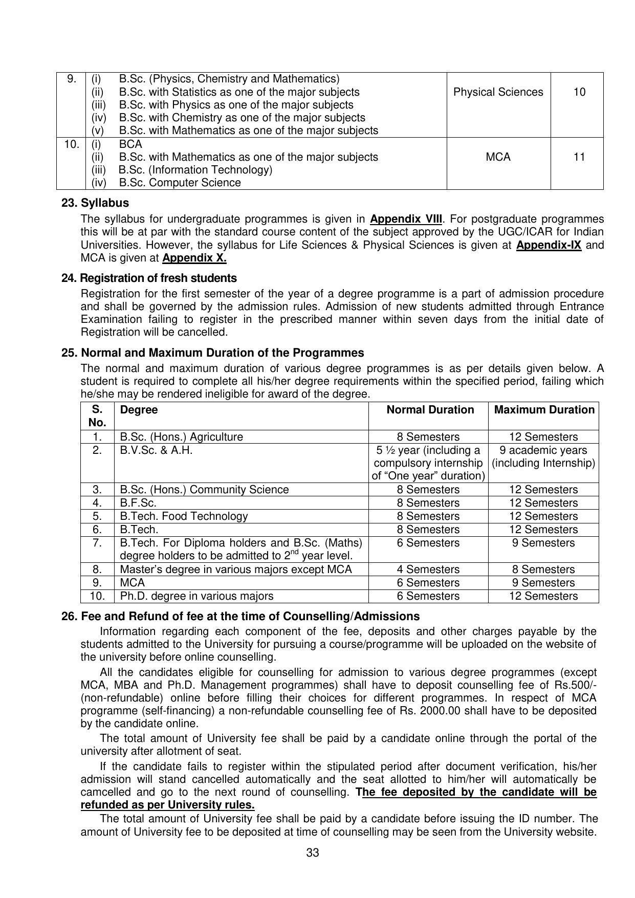 GBPUAT Entrance Exam Prospectus 2023 - IndCareer Docs