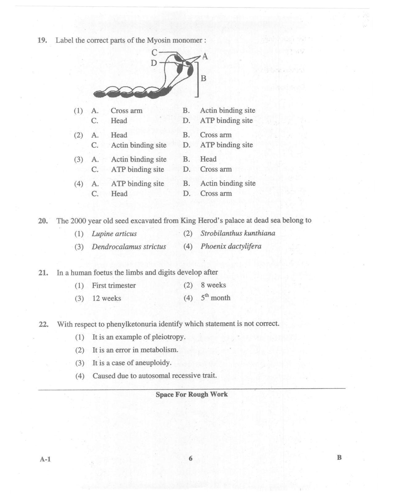 KCET Biology 2015 Question Papers - Page 6