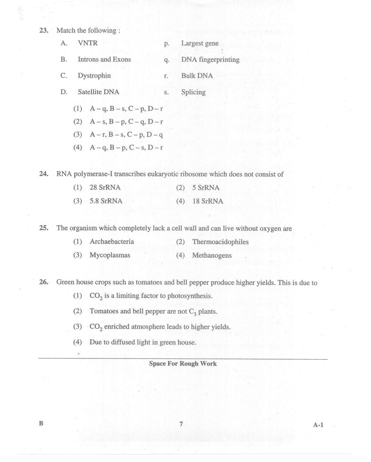KCET Biology 2015 Question Papers - Page 7