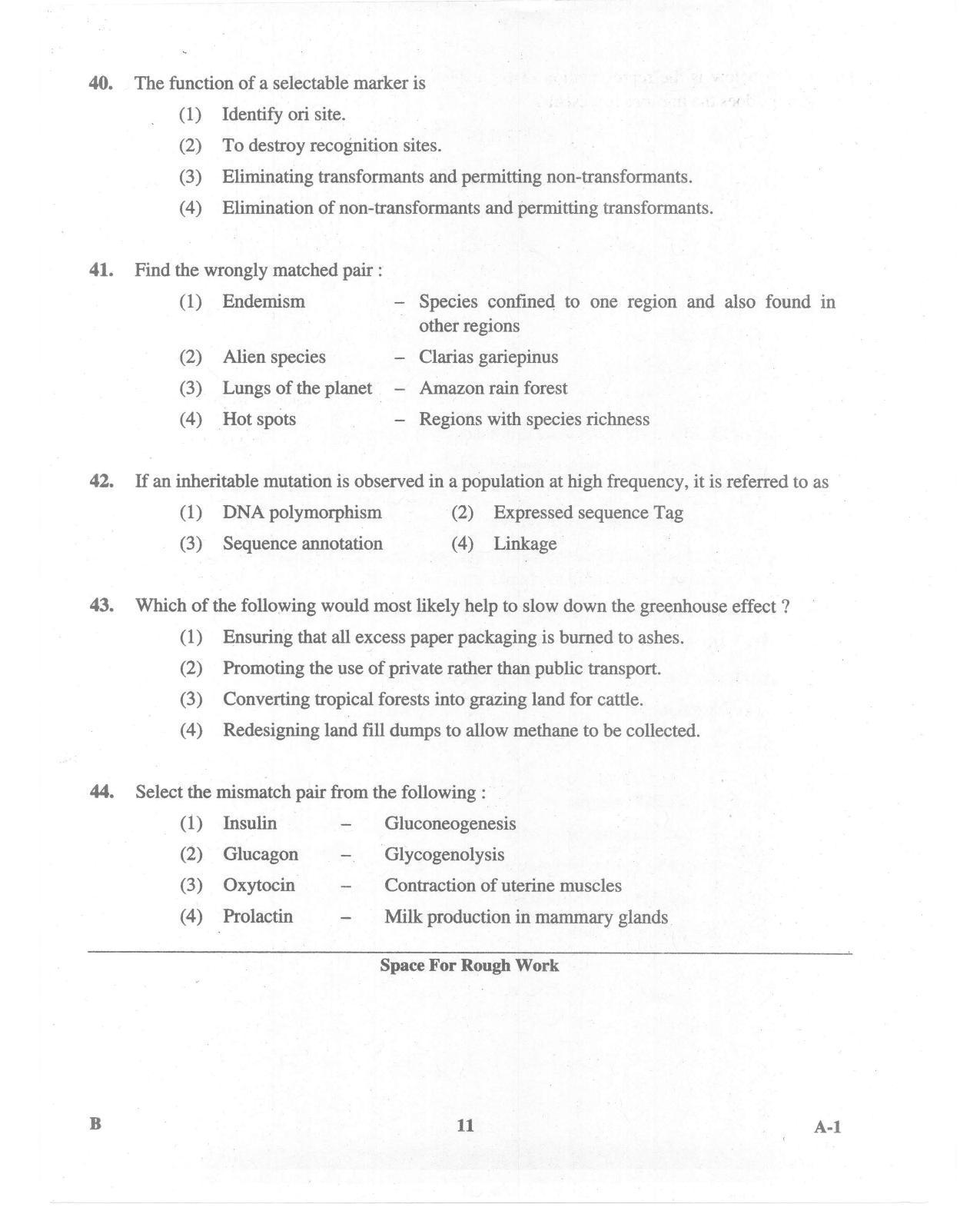 KCET Biology 2015 Question Papers - Page 11