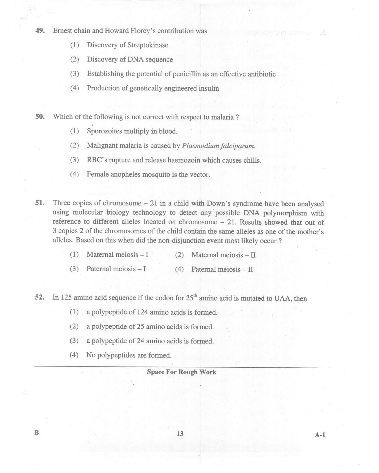 KCET Biology 2015 Question Papers - Page 13