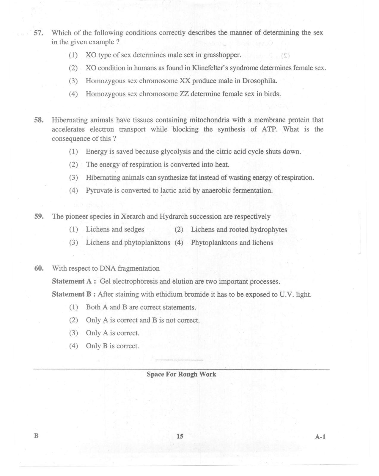 KCET Biology 2015 Question Papers - Page 15