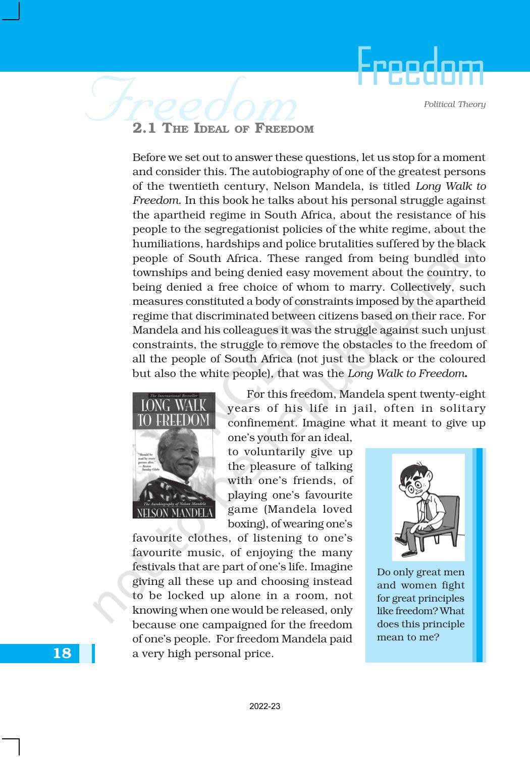 NCERT Book for Class 11 Political Science (Political Theory) Chapter 2 Freedom - Page 2