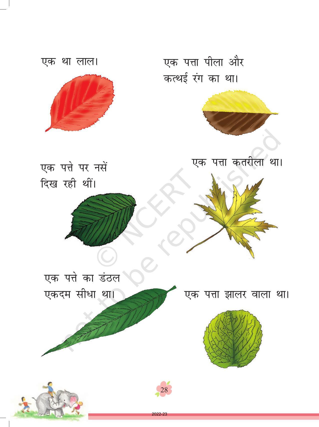 NCERT Book for Class 1 Hindi :Chapter 3-पत्ते ही पत्ते - Page 4