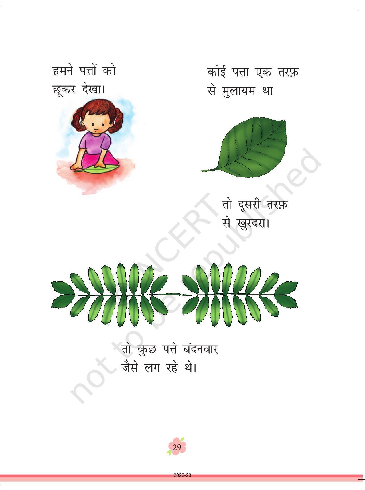 NCERT Book for Class 1 Hindi :Chapter 3-पत्ते ही पत्ते - Page 5