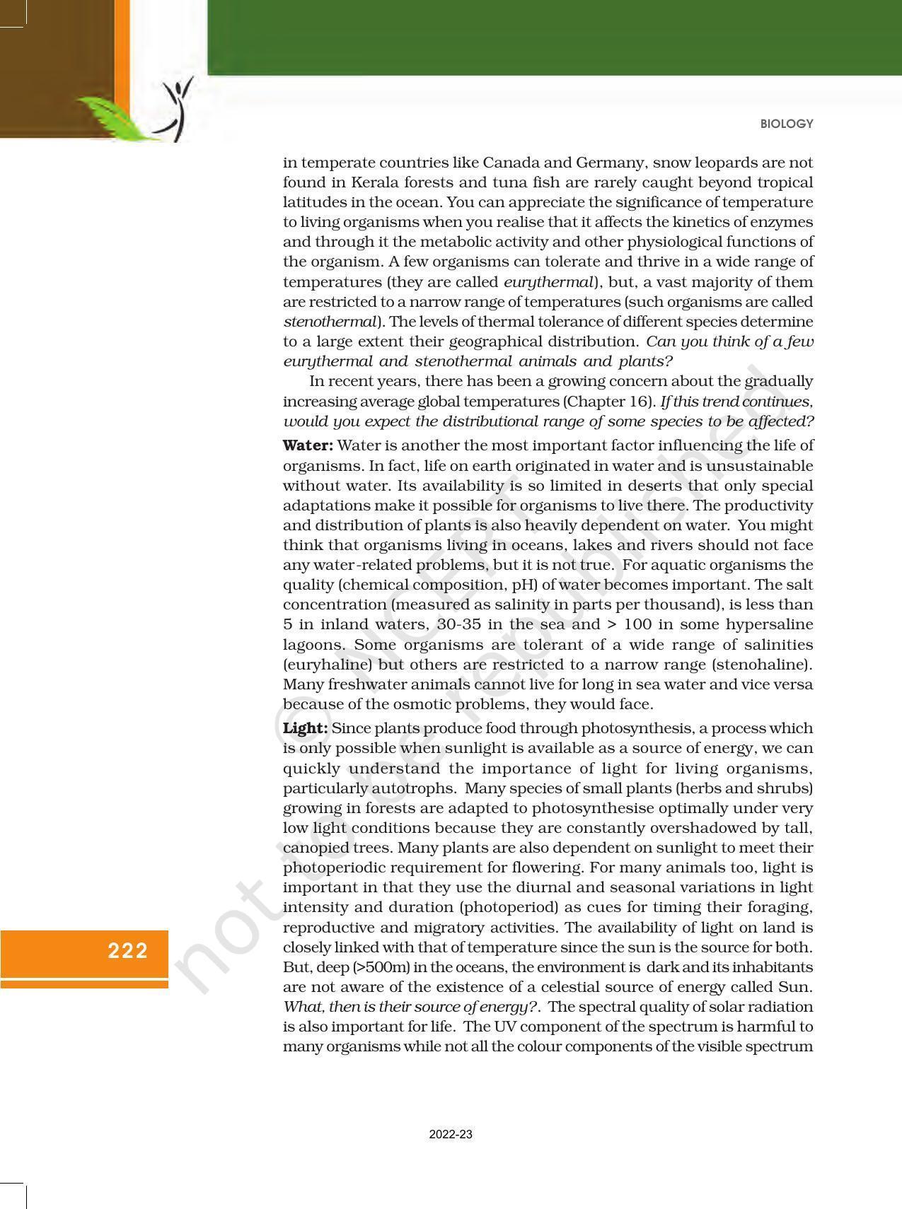 NCERT Book for Class 12 Biology Chapter 13 Organisms and Populations - Page 6