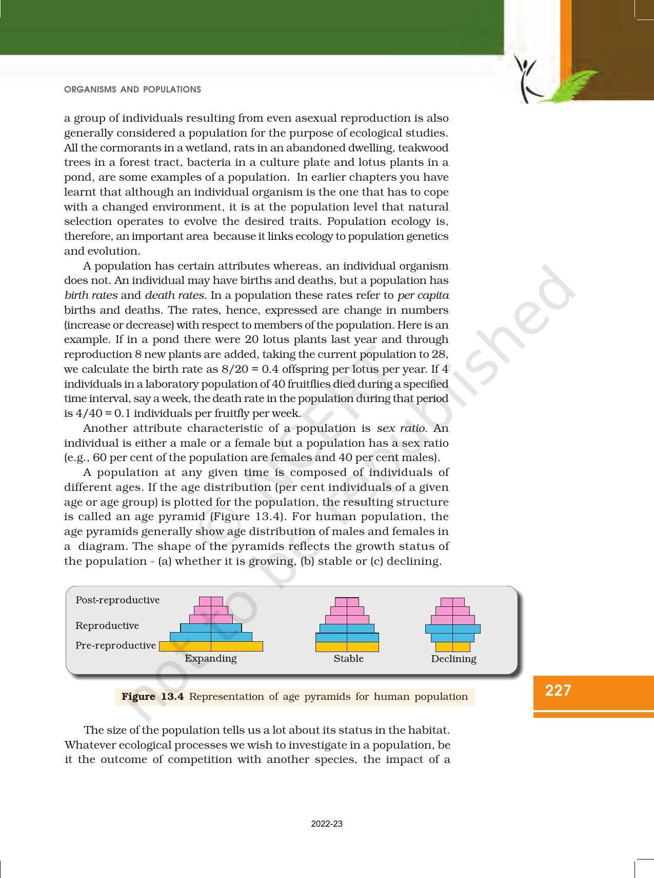 NCERT Book for Class 12 Biology Chapter 13 Organisms and Populations - Page 11