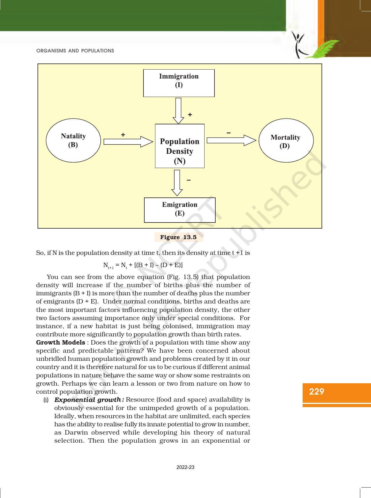 NCERT Book for Class 12 Biology Chapter 13 Organisms and Populations - Page 13