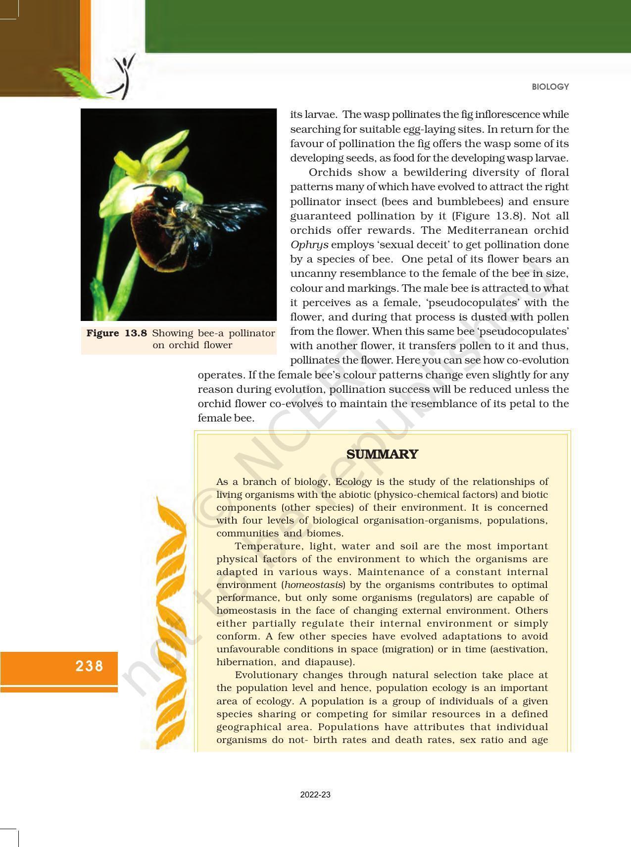 NCERT Book for Class 12 Biology Chapter 13 Organisms and Populations - Page 22