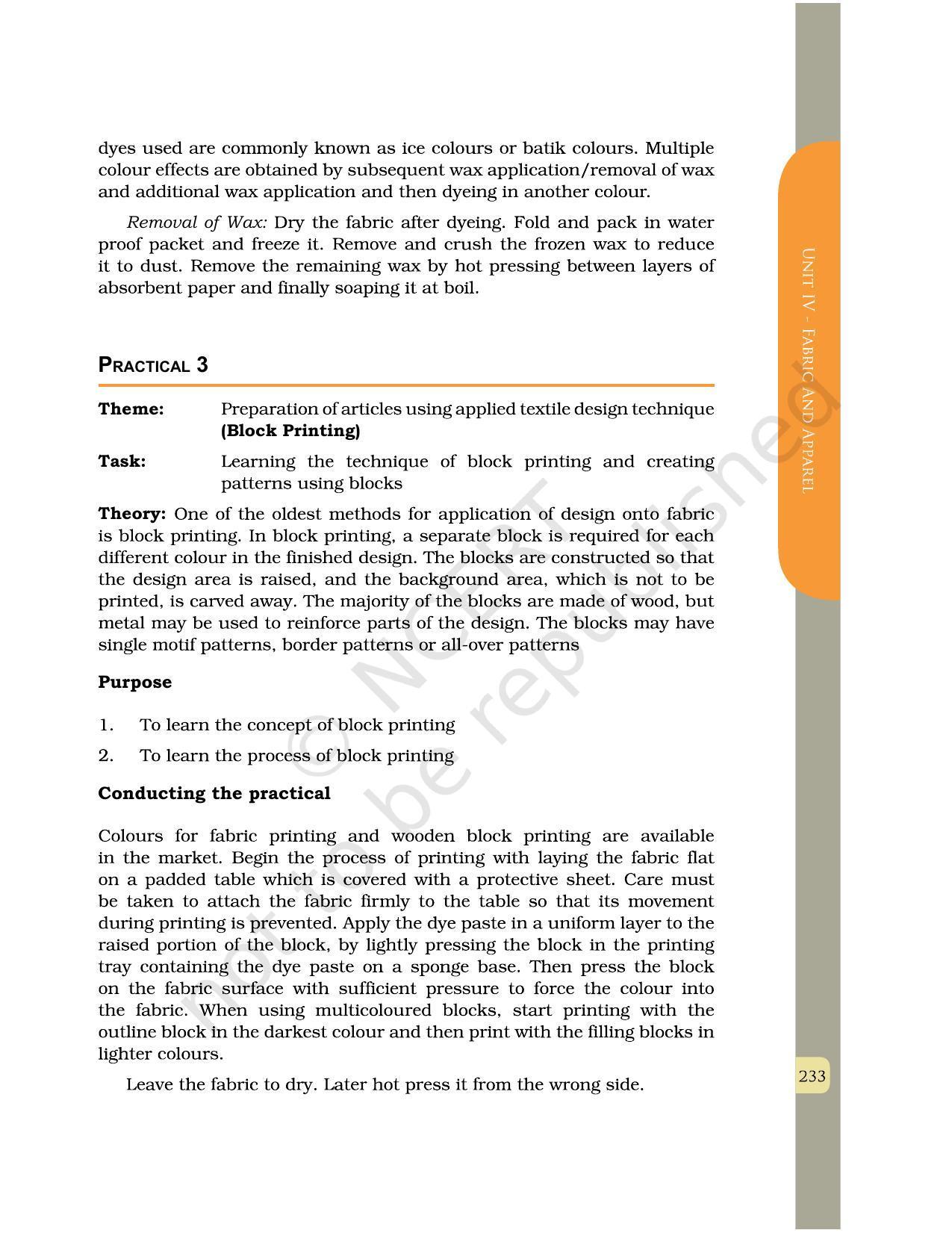 NCERT Book for Class 12 Home Science (Part -II) Chapter 11 Design for ...