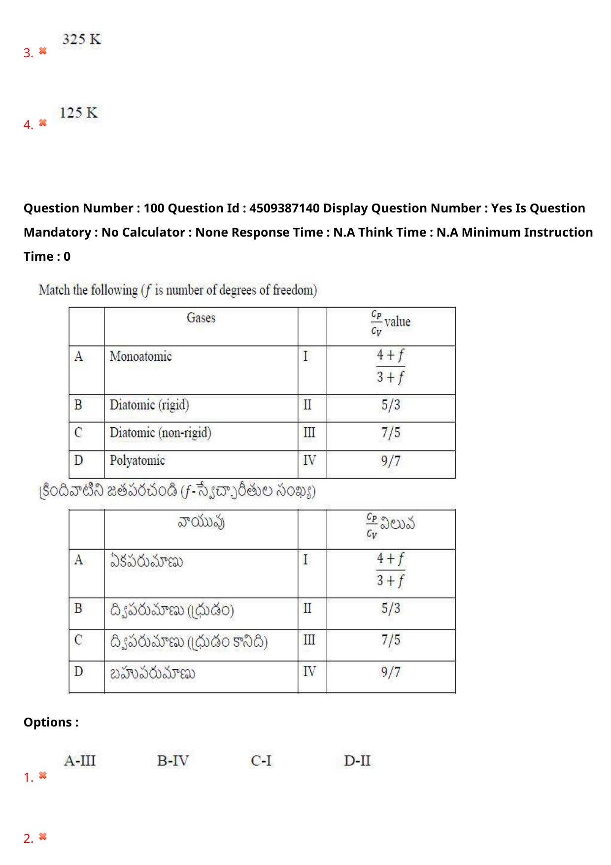 AP EAPCET 2024 - 21 May 2024 Afternoon - Master Engineering Question Paper With Preliminary Keys - Page 79