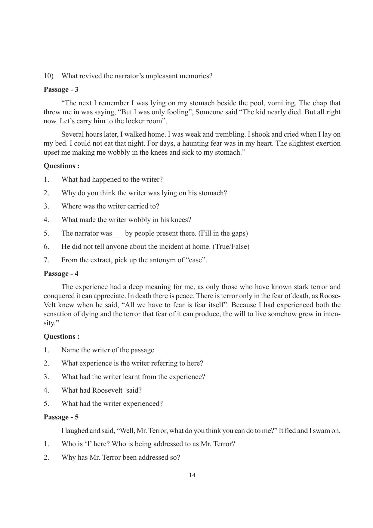 Tripura Board Class 12 English Workbooks - Page 14