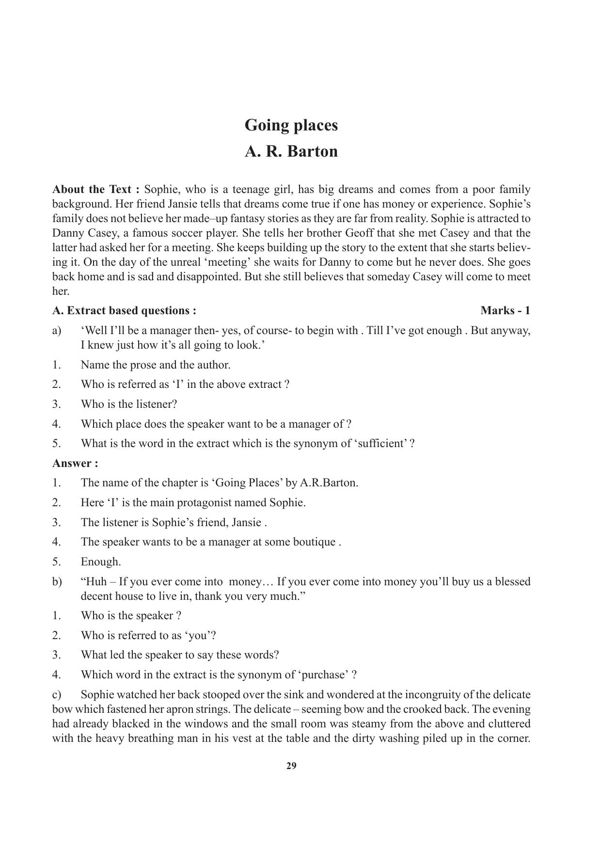 Tripura Board Class 12 English Workbooks - Page 29