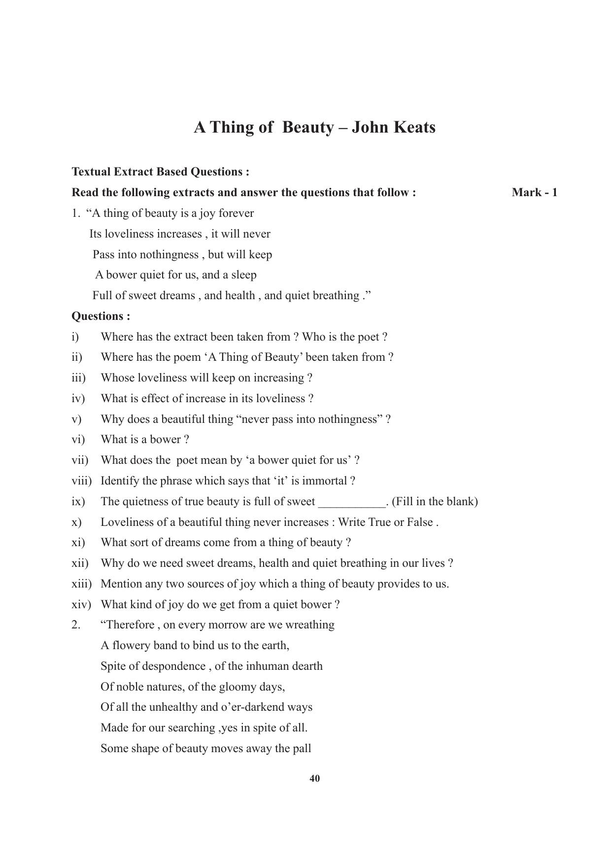 Tripura Board Class 12 English Workbooks - Page 40