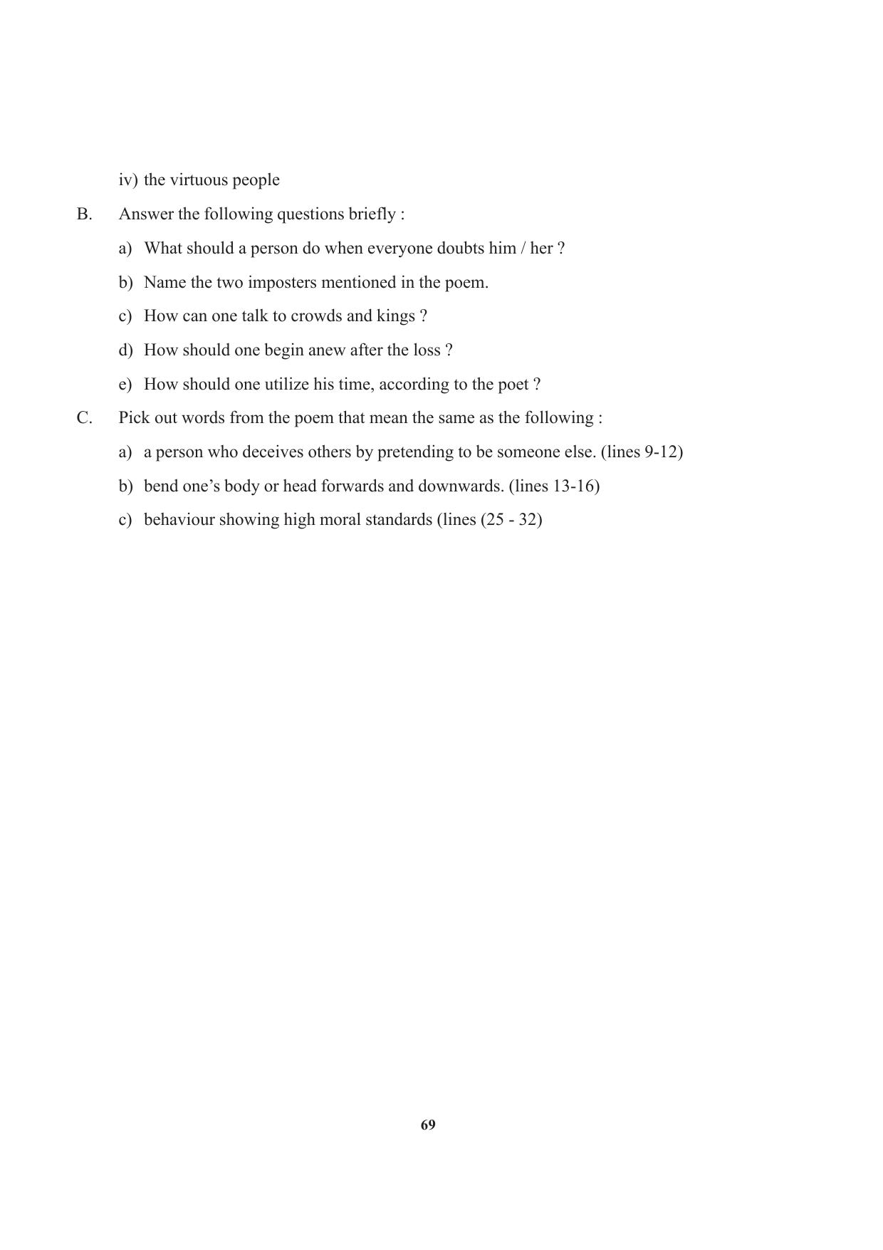 Tripura Board Class 12 English Workbooks - Page 69