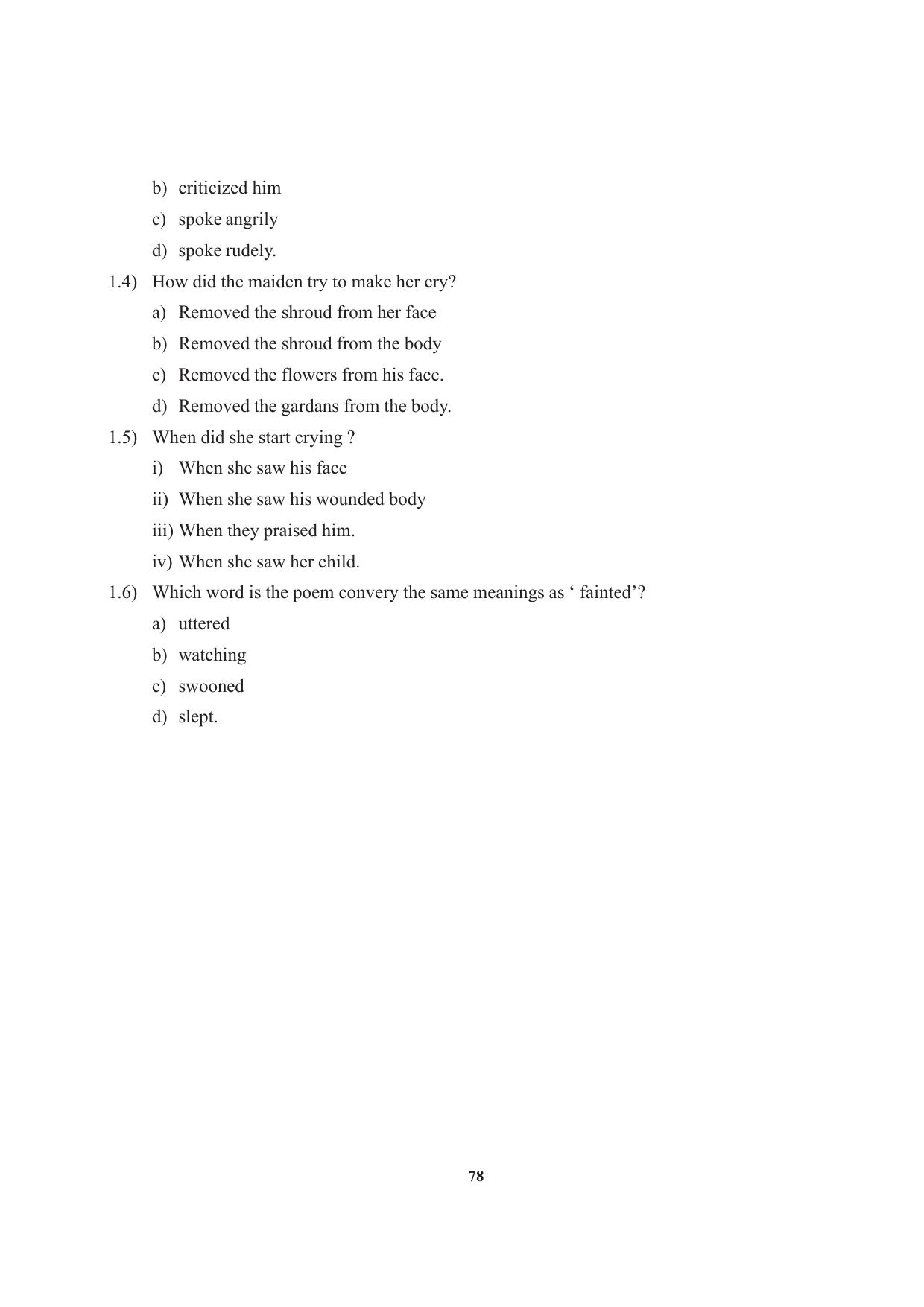 Tripura Board Class 12 English Workbooks - Page 78