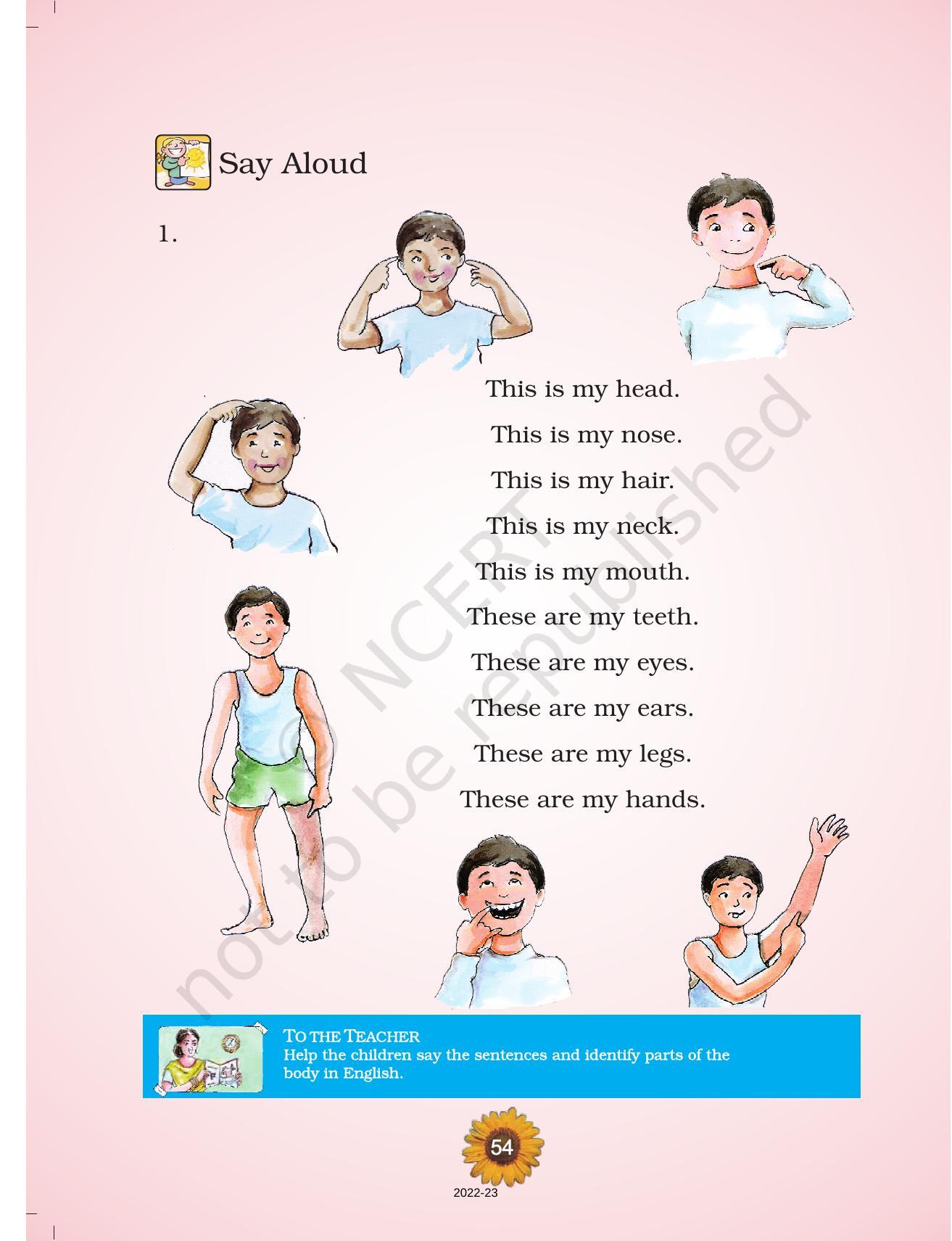 NCERT Book for Class 1 English (Raindrop):Unit 14-Actions We Do - Page 3