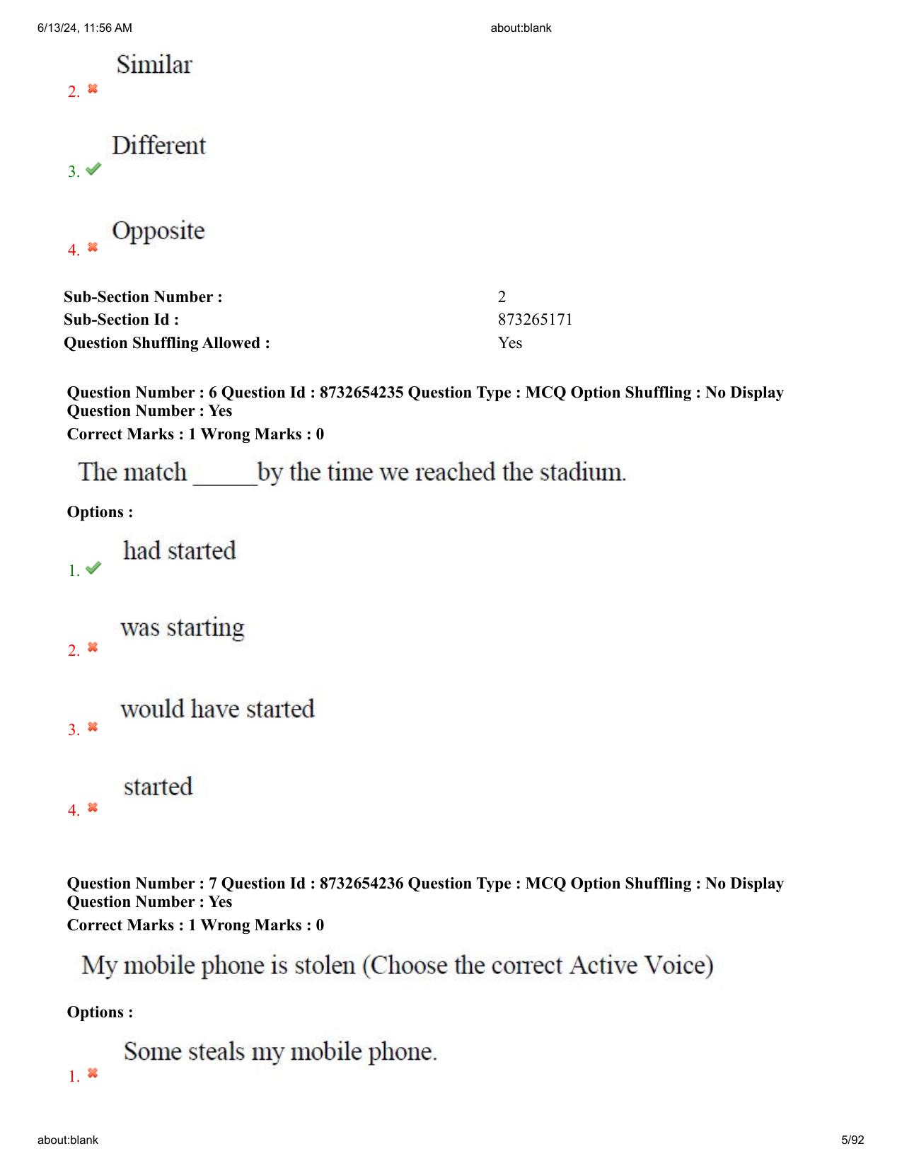 AP EDCET 2024 Biological Science Question Paper with Answer Key (English) - Page 5