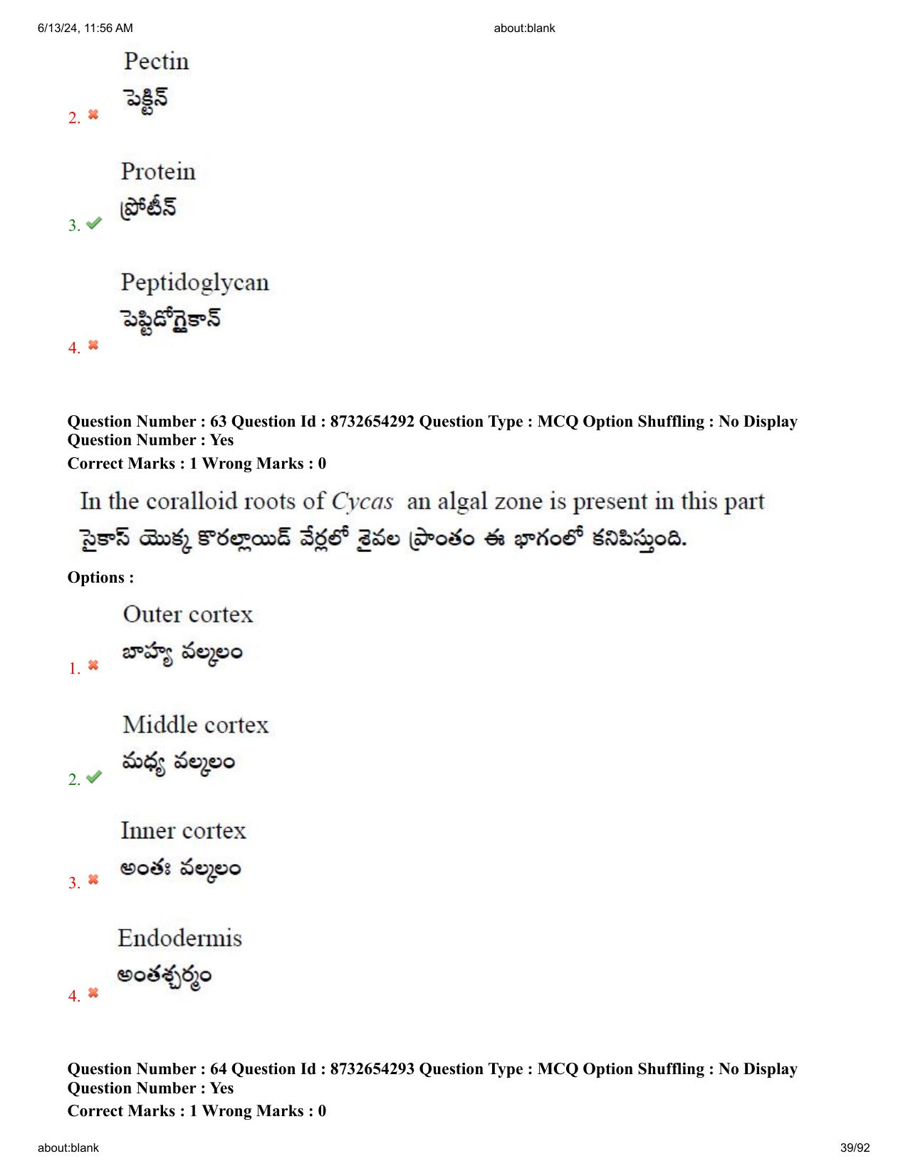 AP EDCET 2024 Biological Science Question Paper with Answer Key (English) - Page 39