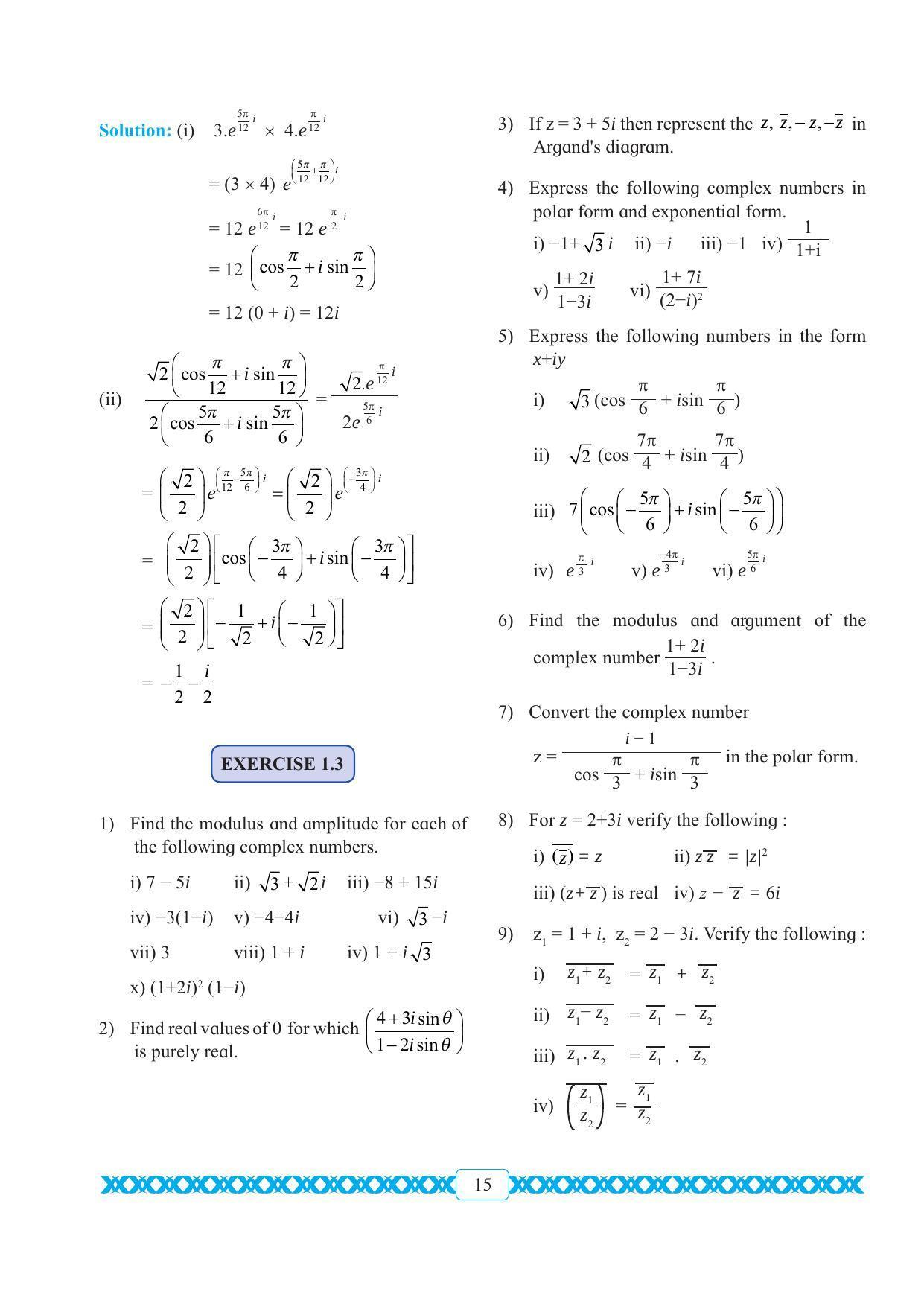 Maharashtra Board Class 11 Maths Textbook - Page 25