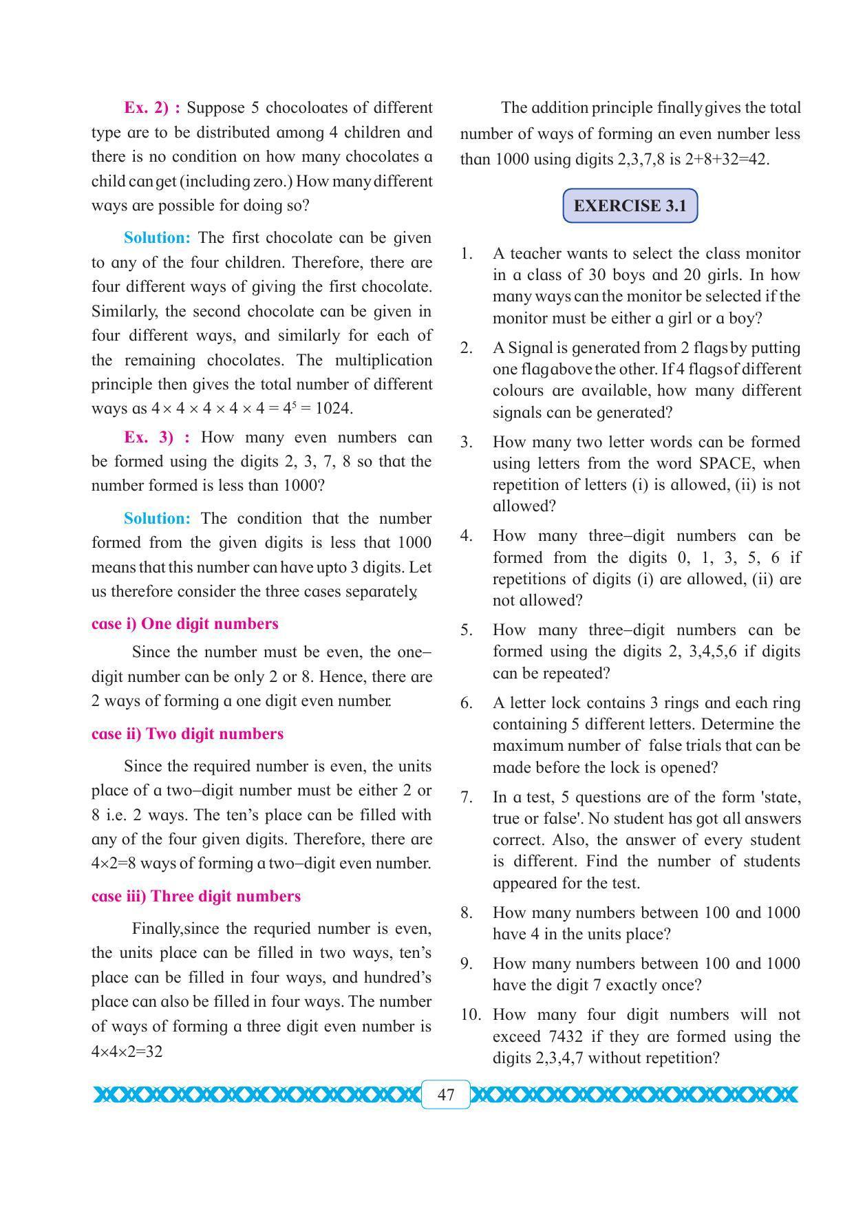 Maharashtra Board Class 11 Maths Textbook - Page 57