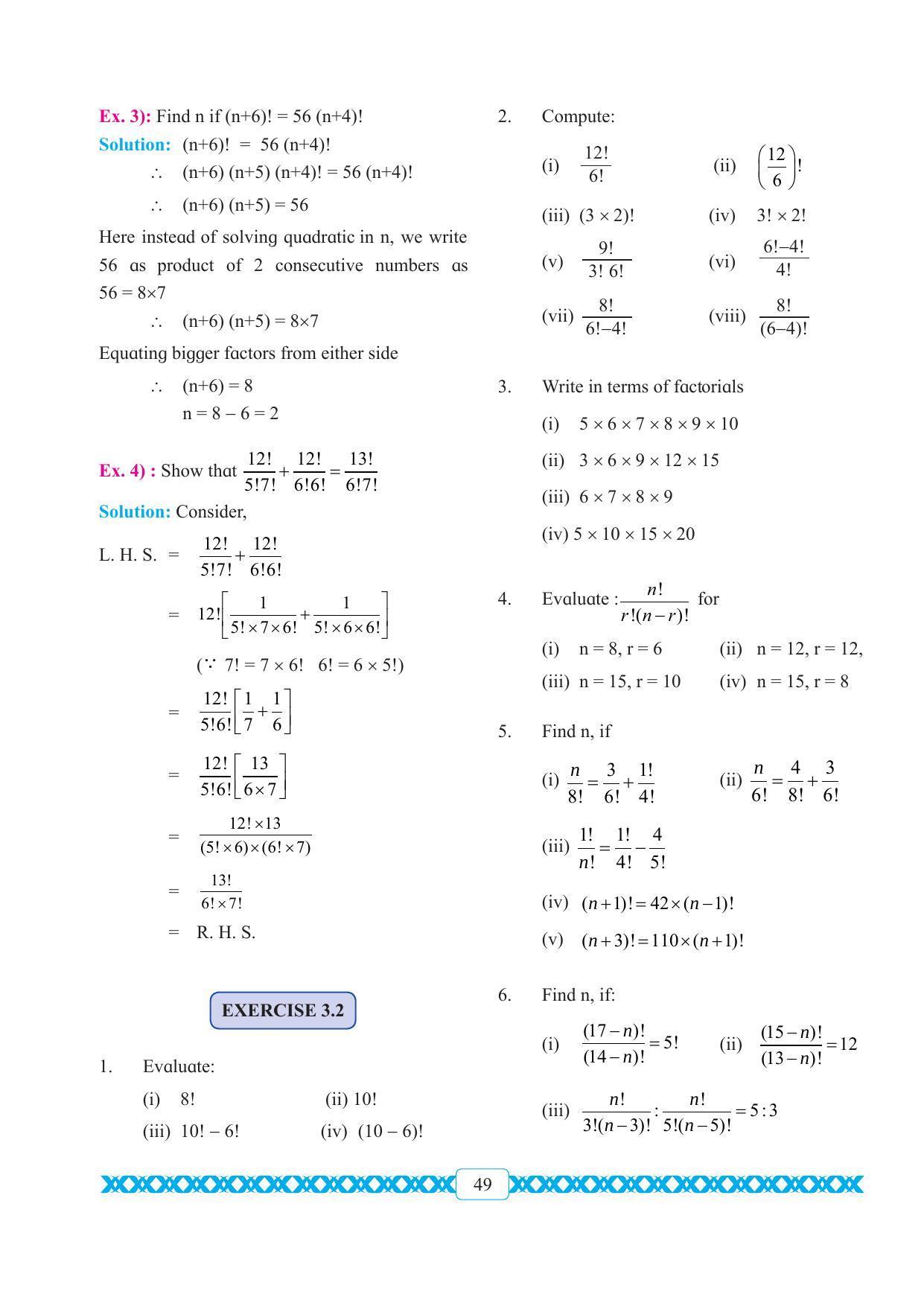 Maharashtra Board Class 11 Maths Textbook - Page 59