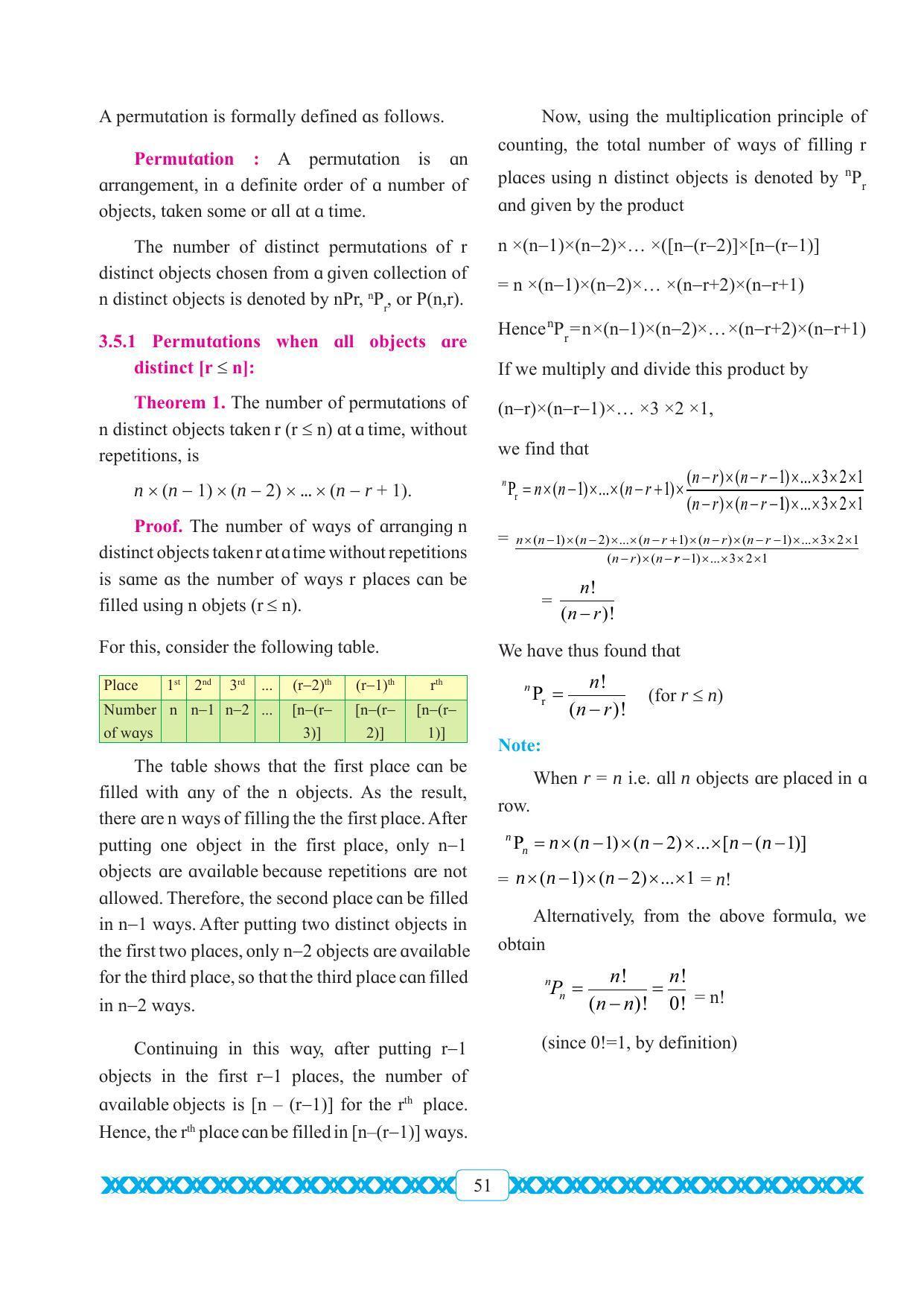 Maharashtra Board Class 11 Maths Textbook - Page 61