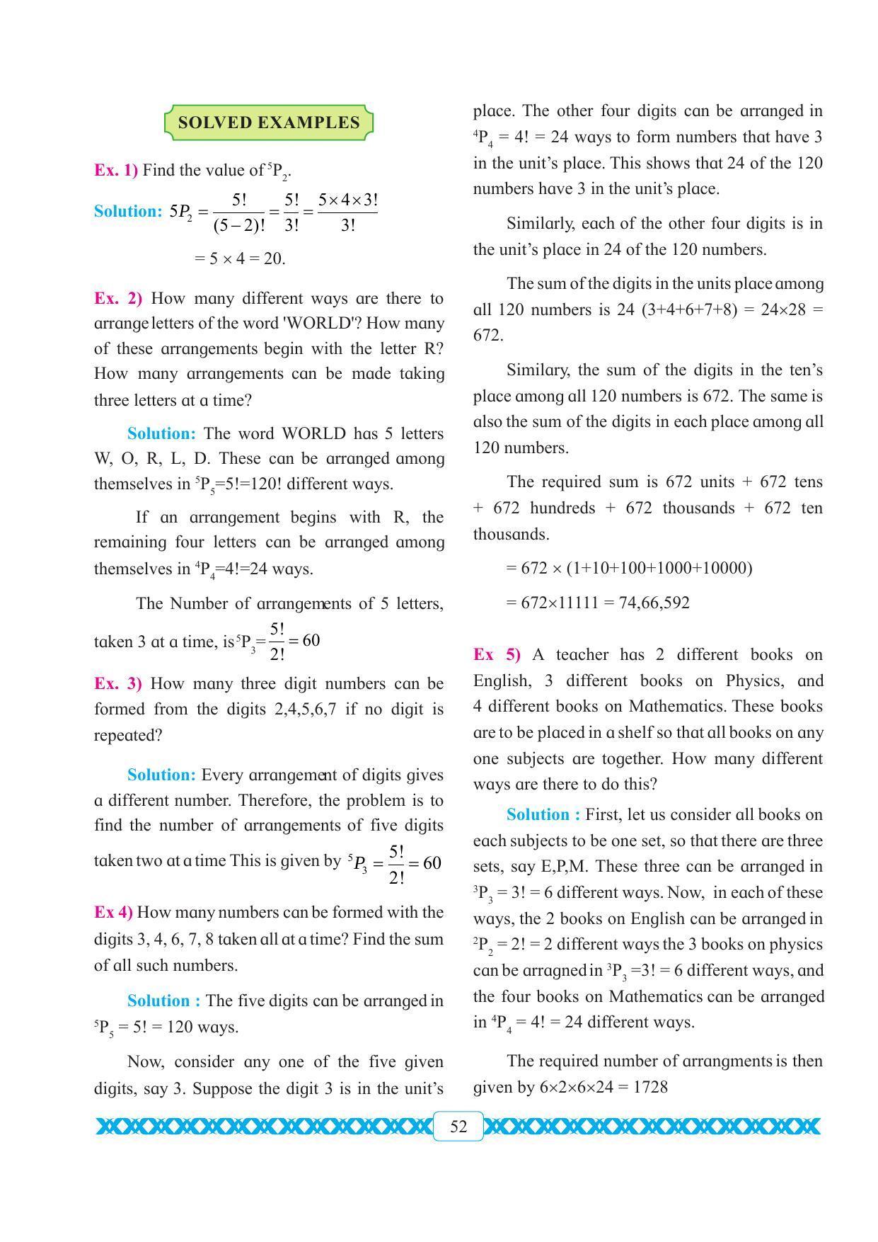 Maharashtra Board Class 11 Maths Textbook - Page 62