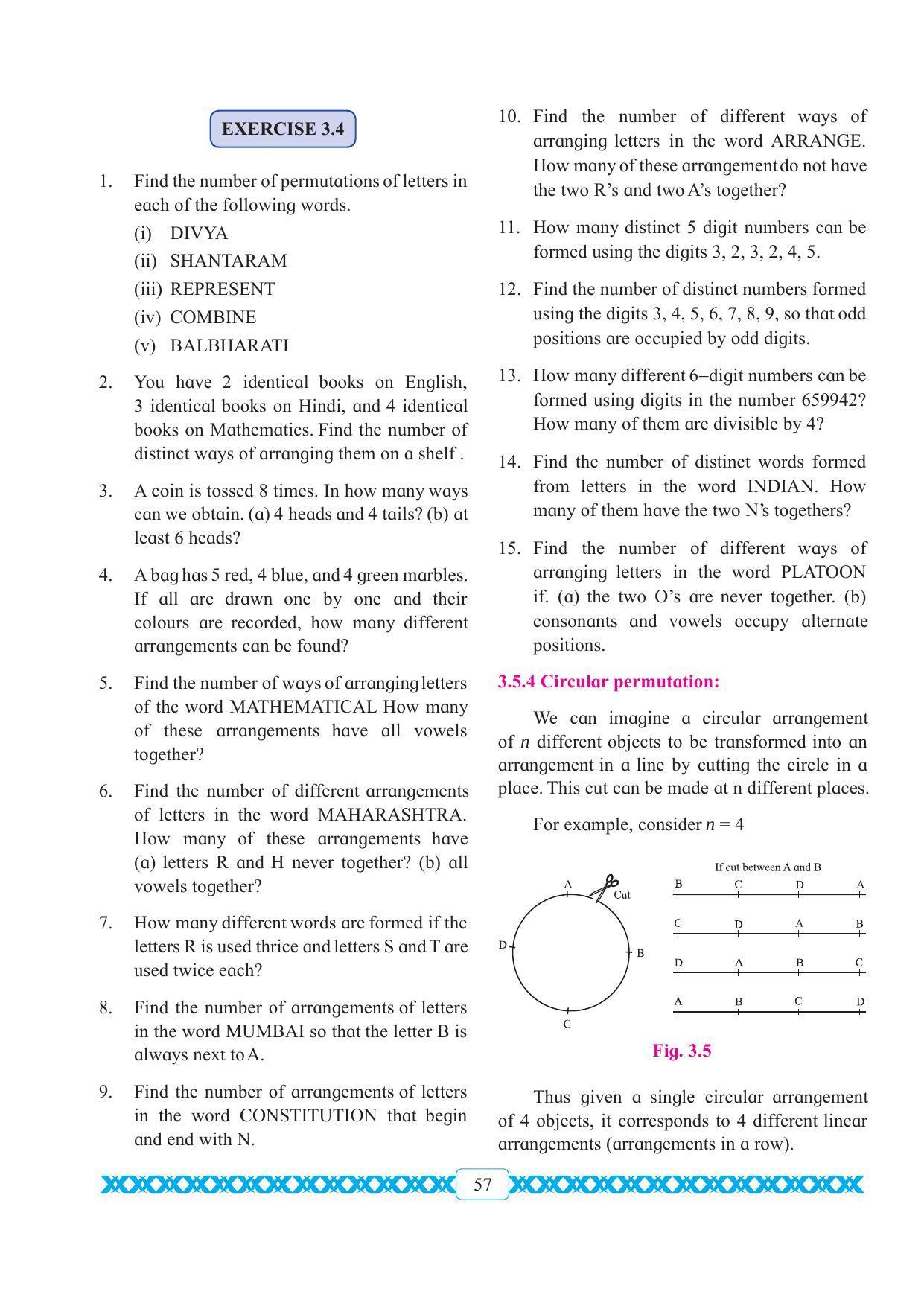 Maharashtra Board Class 11 Maths Textbook - Page 67