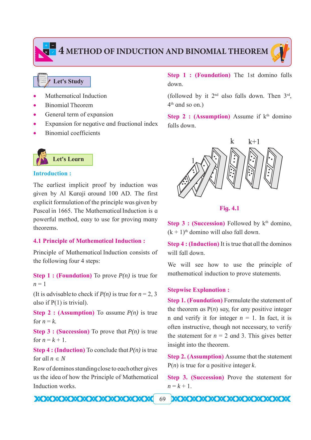 Maharashtra Board Class 11 Maths Textbook - Page 79