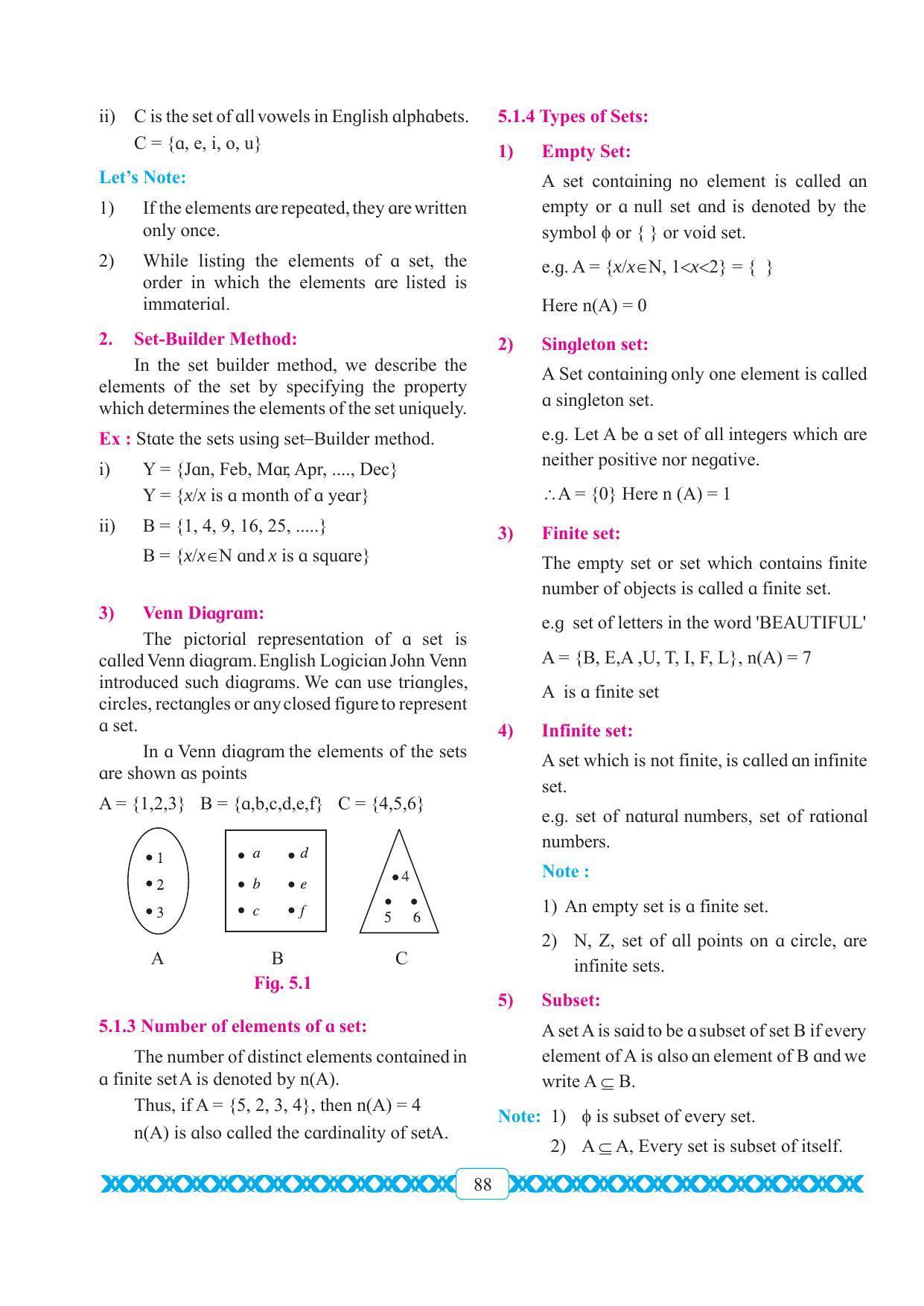 Maharashtra Board Class 11 Maths Textbook - Page 98