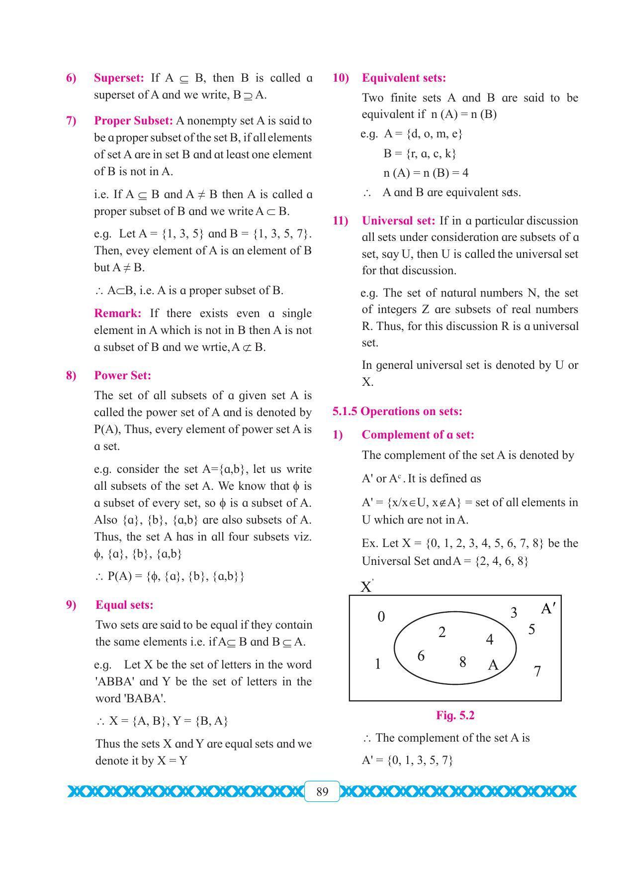 Maharashtra Board Class 11 Maths Textbook - Page 99