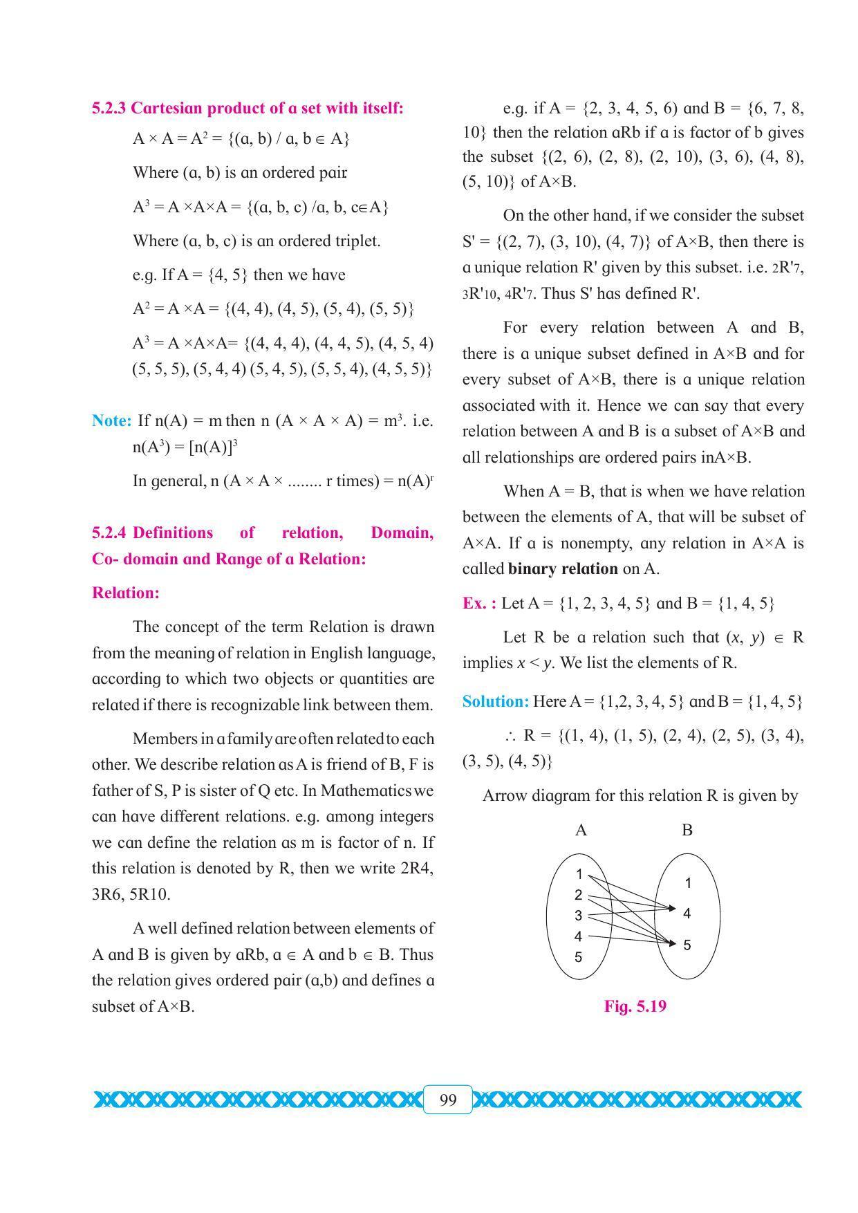 Maharashtra Board Class 11 Maths Textbook - Page 109