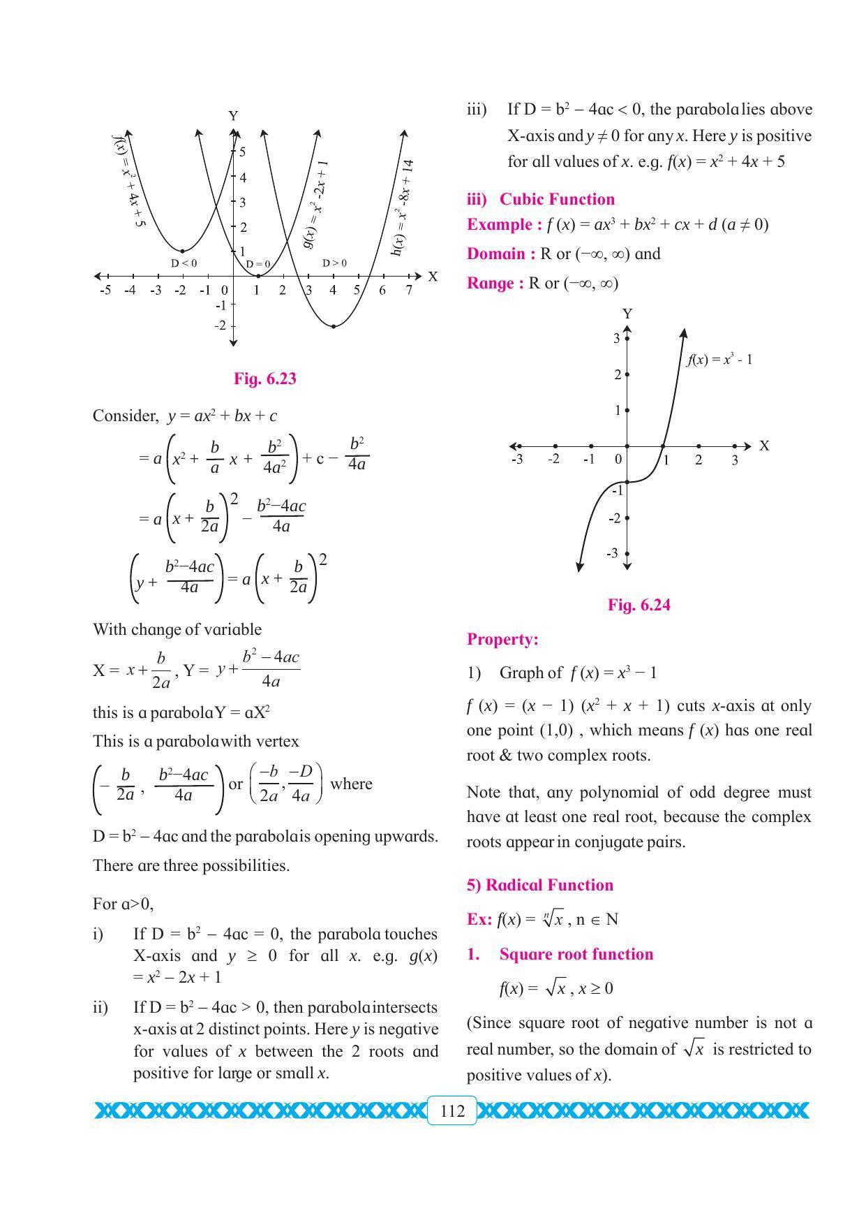 Maharashtra Board Class 11 Maths Textbook - Page 122