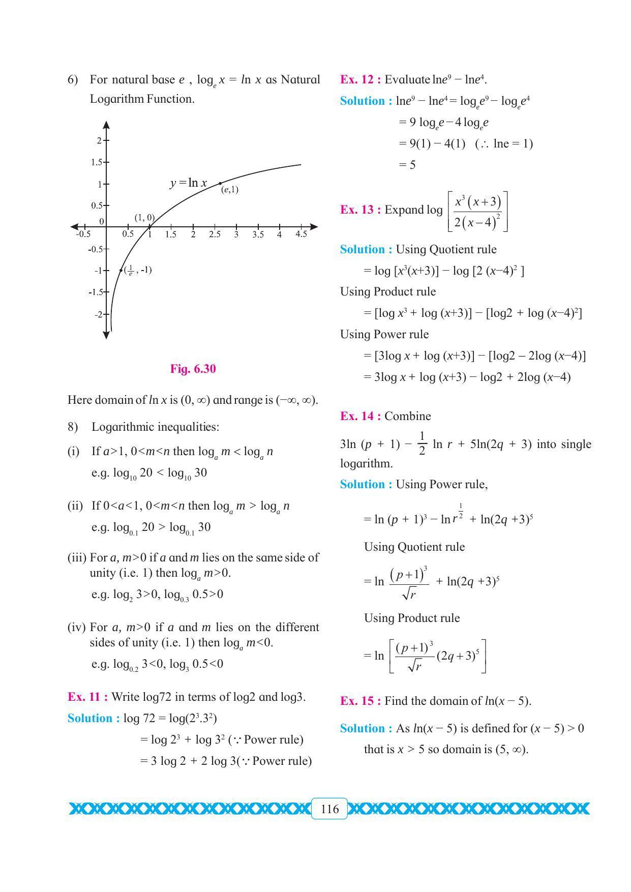 Maharashtra Board Class 11 Maths Textbook - Page 126