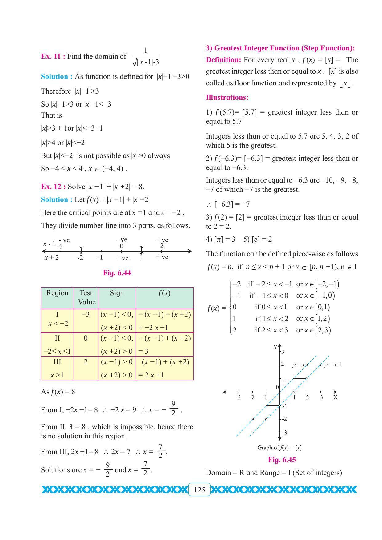 Maharashtra Board Class 11 Maths Textbook - Page 135