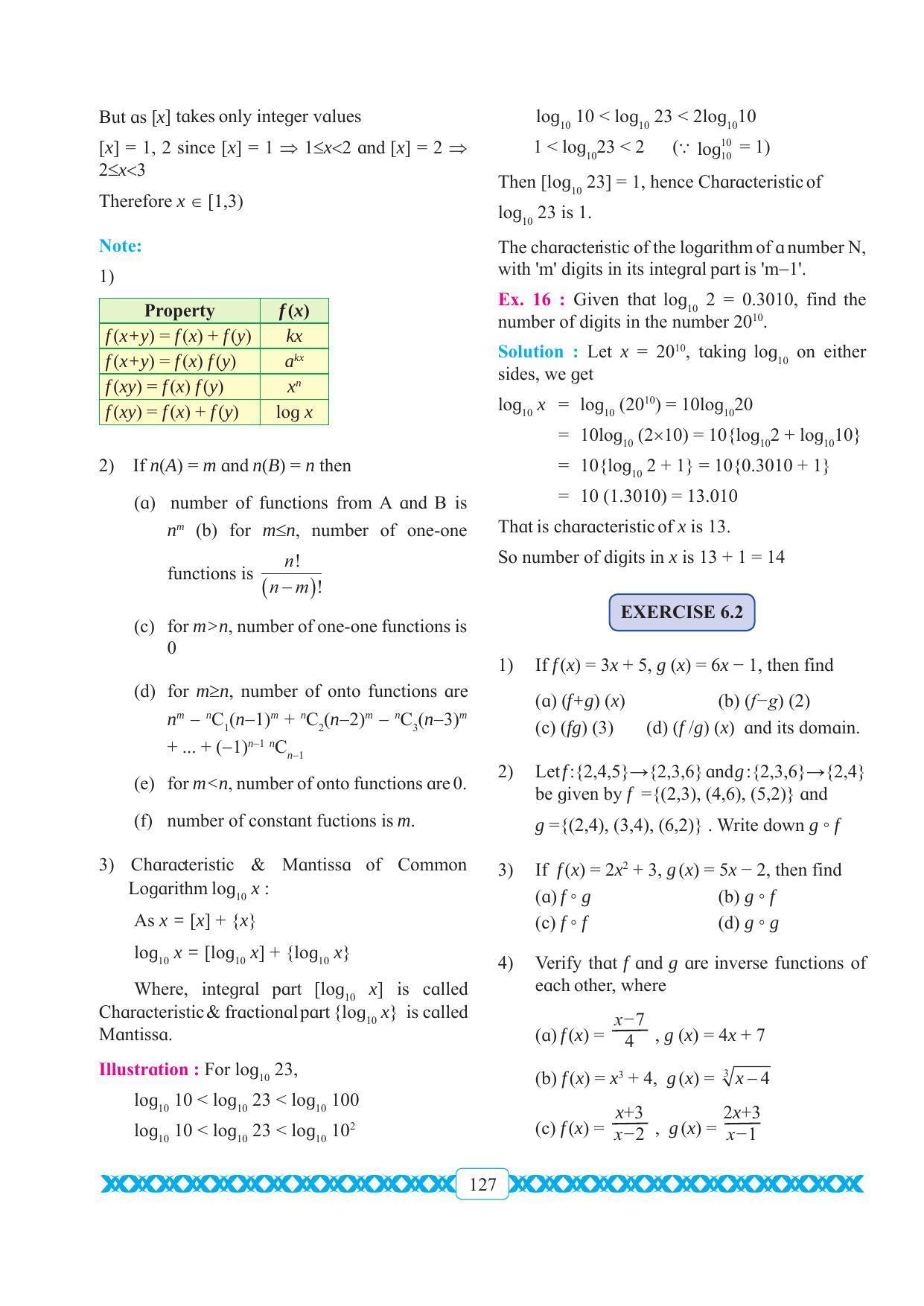 Maharashtra Board Class 11 Maths Textbook - Page 137