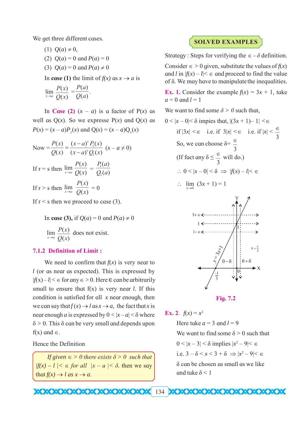 Maharashtra Board Class 11 Maths Textbook - Page 144