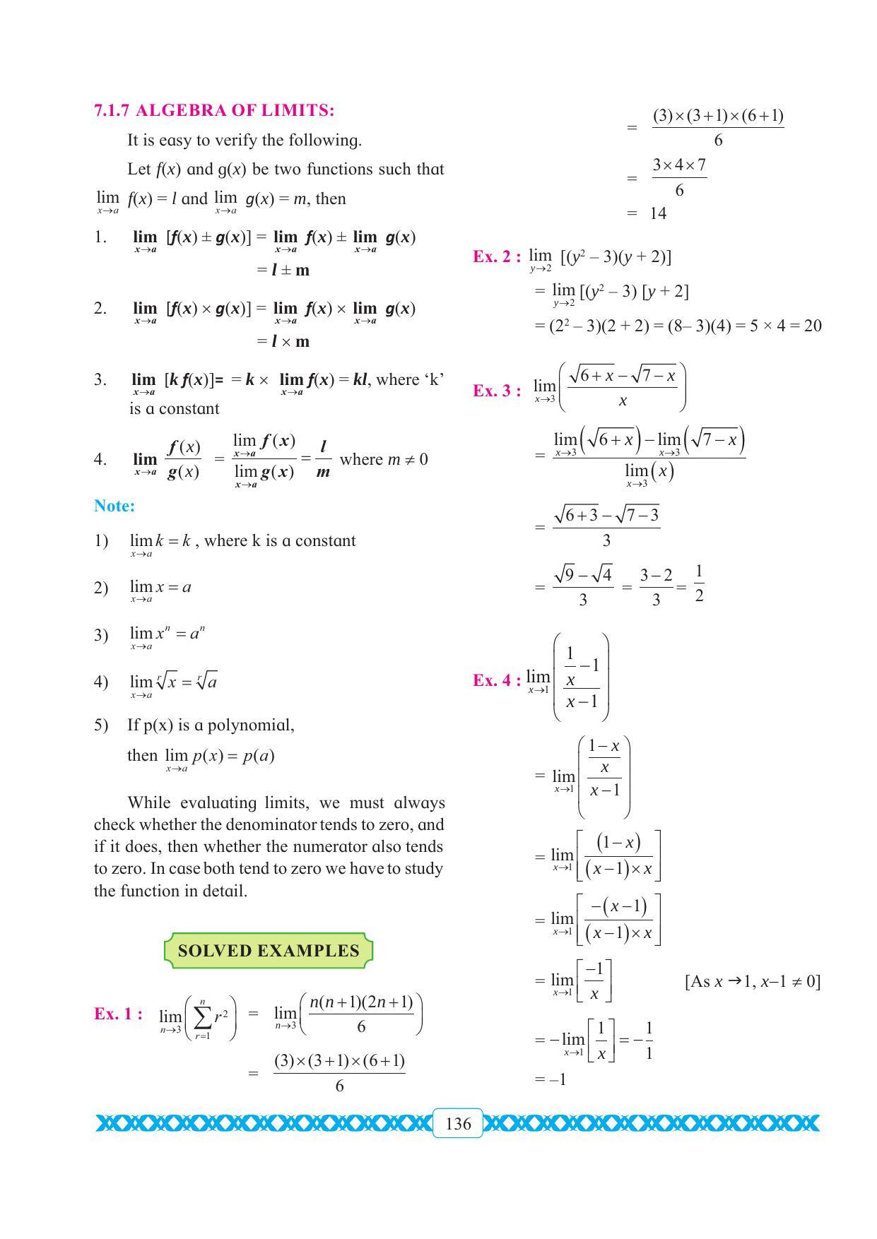 Maharashtra Board Class 11 Maths Textbook - Page 146