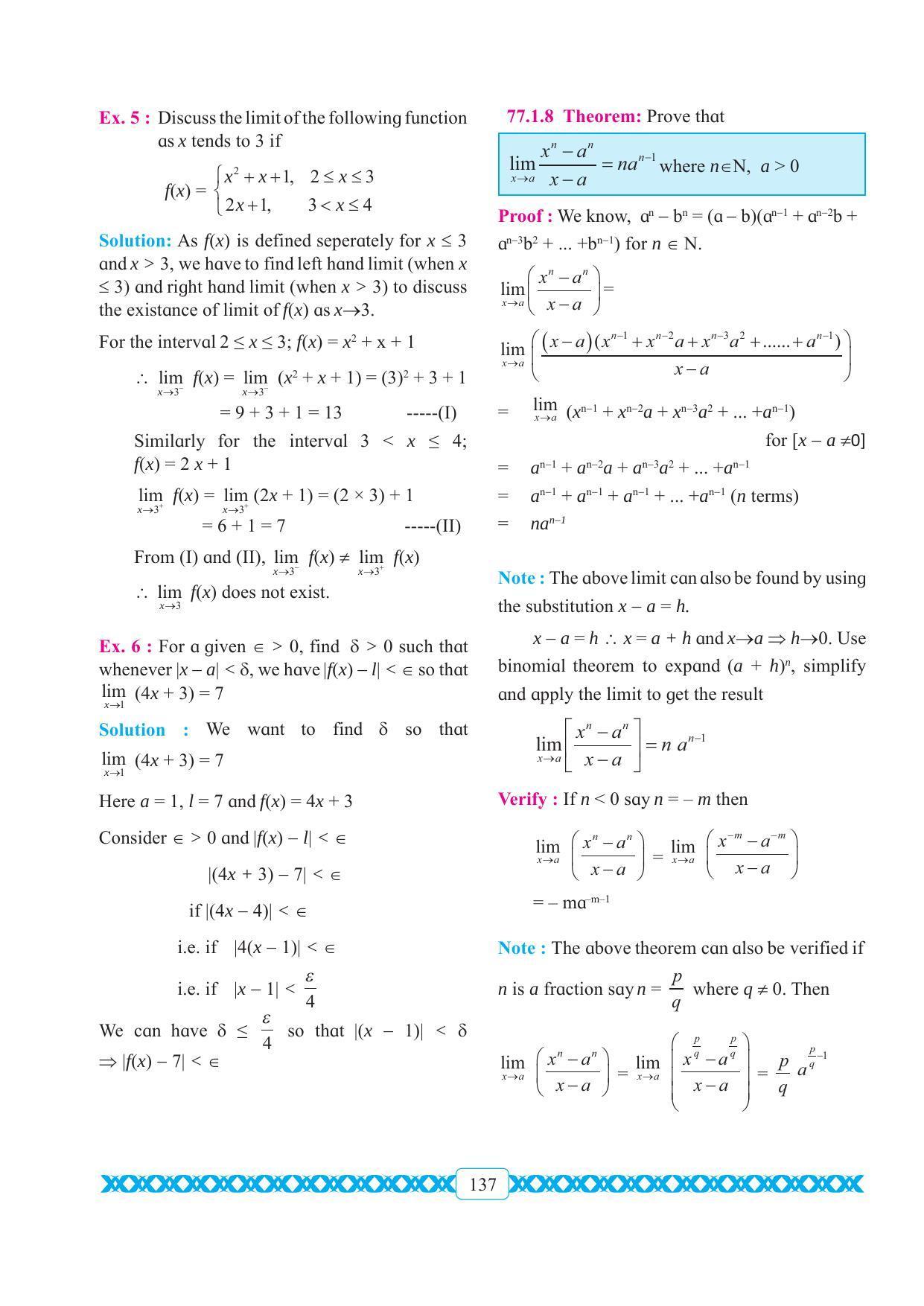 Maharashtra Board Class 11 Maths Textbook - Page 147