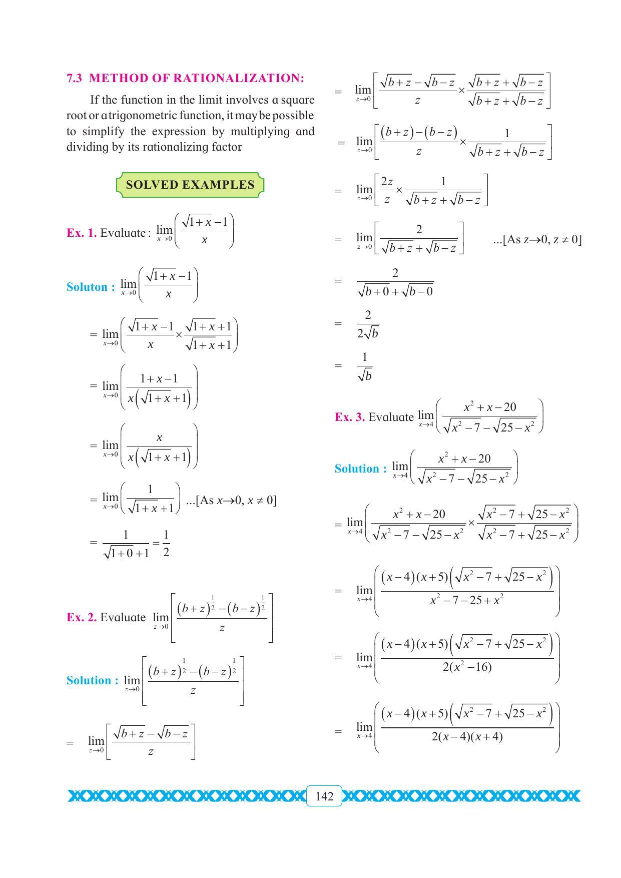Maharashtra Board Class 11 Maths Textbook - Page 152