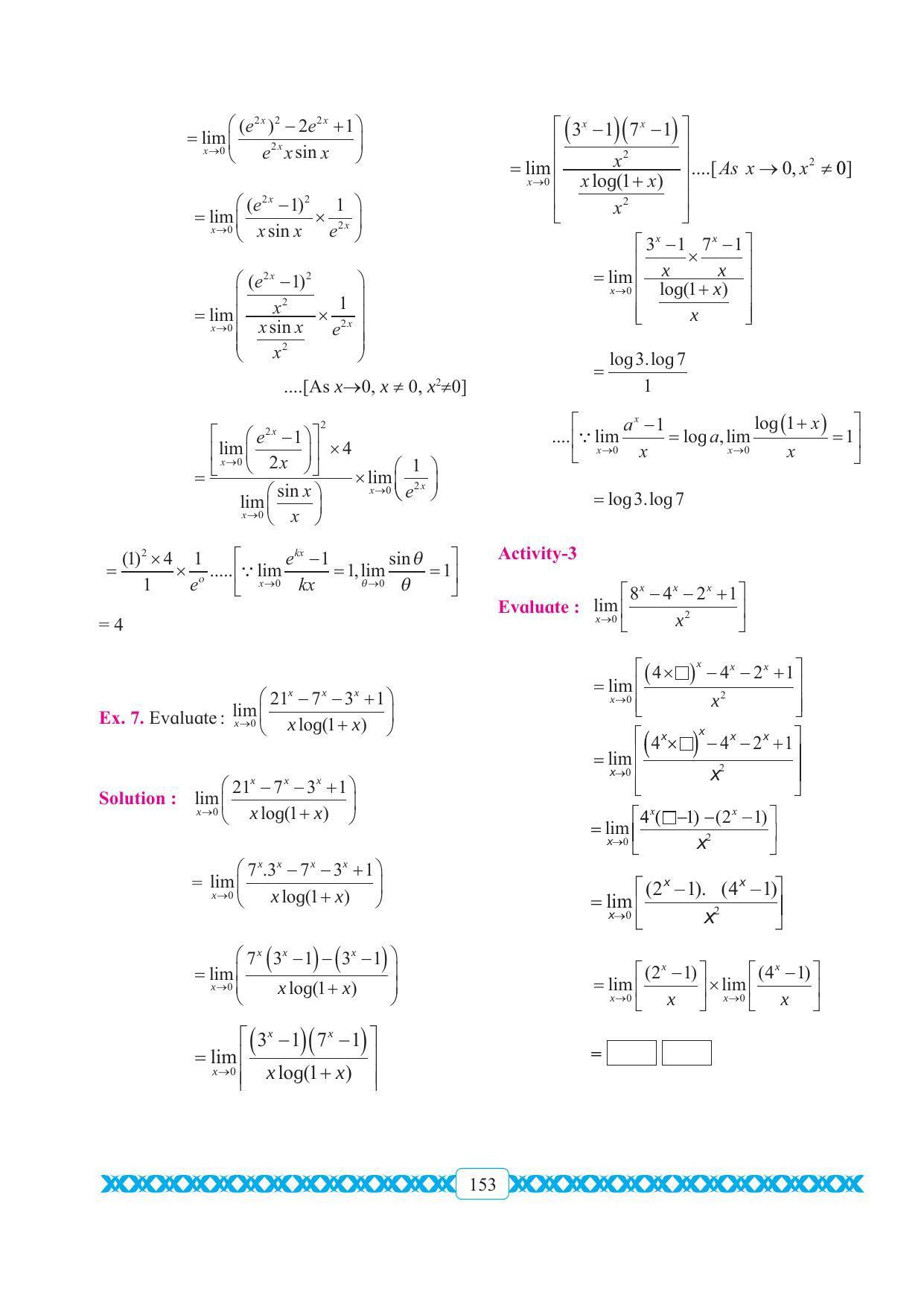 Maharashtra Board Class 11 Maths Textbook - Page 163