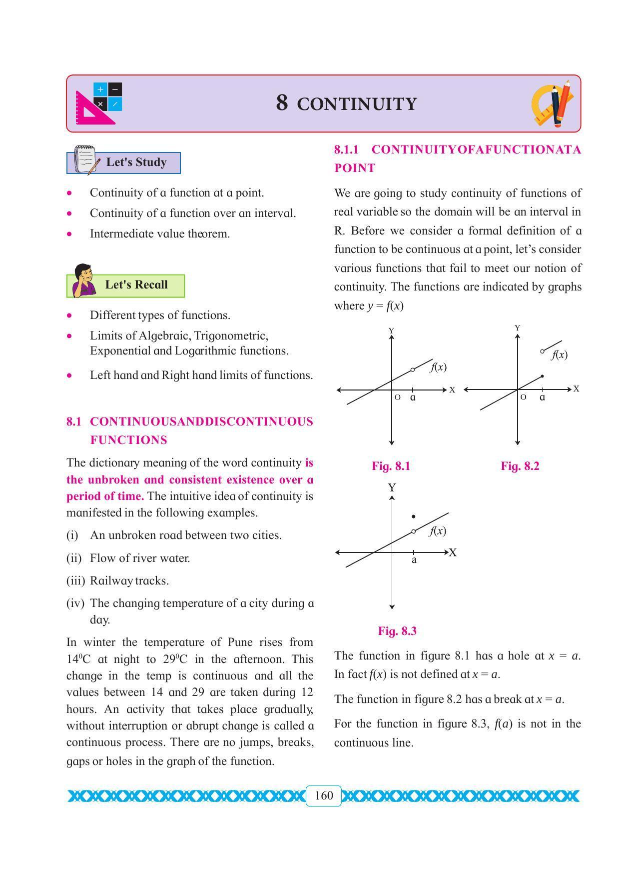 Maharashtra Board Class 11 Maths Textbook - Page 170