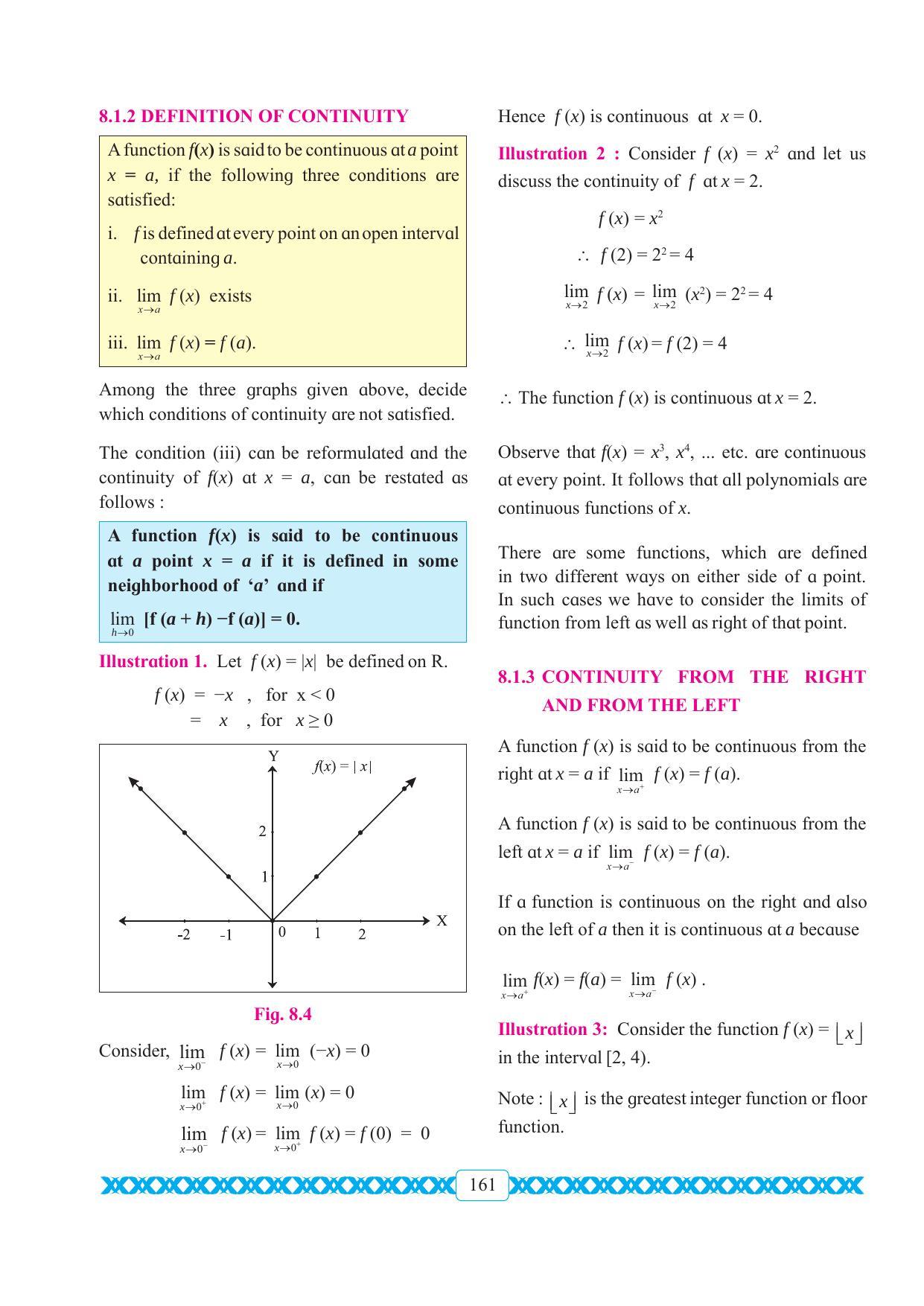 Maharashtra Board Class 11 Maths Textbook - Page 171
