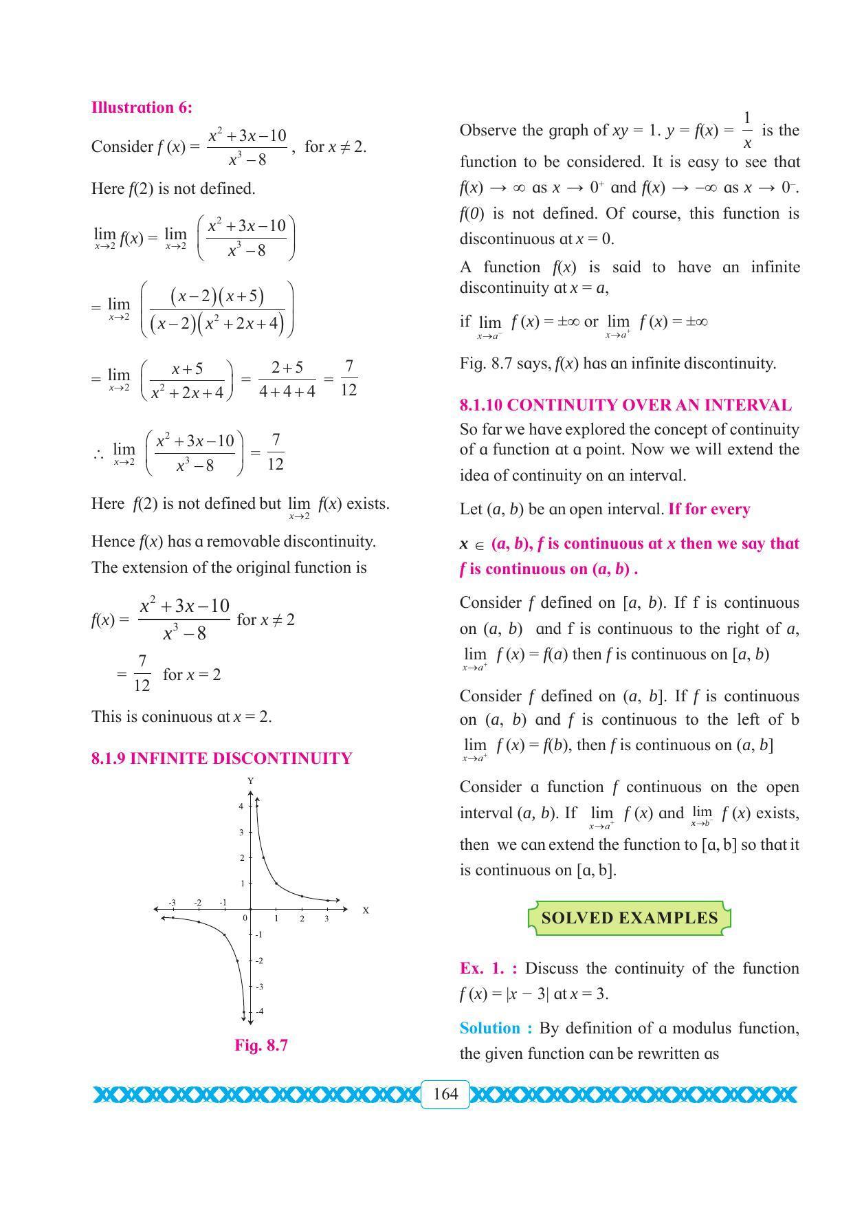 Maharashtra Board Class 11 Maths Textbook - Page 174