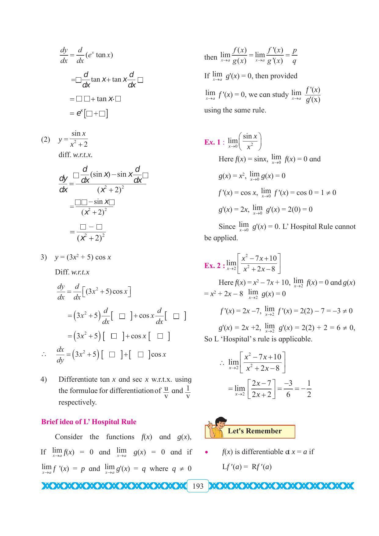 Maharashtra Board Class 11 Maths Textbook - Page 203