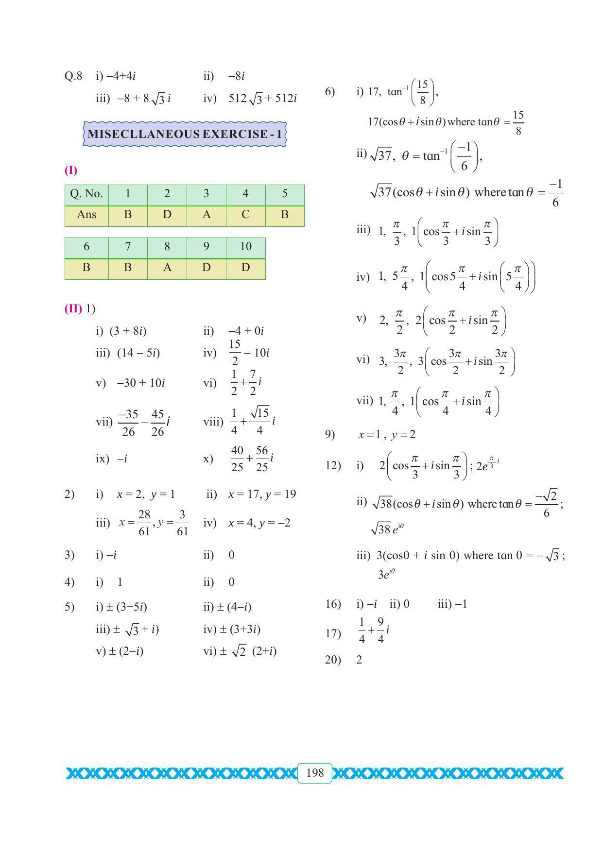 Maharashtra Board Class 11 Maths Textbook - Page 208