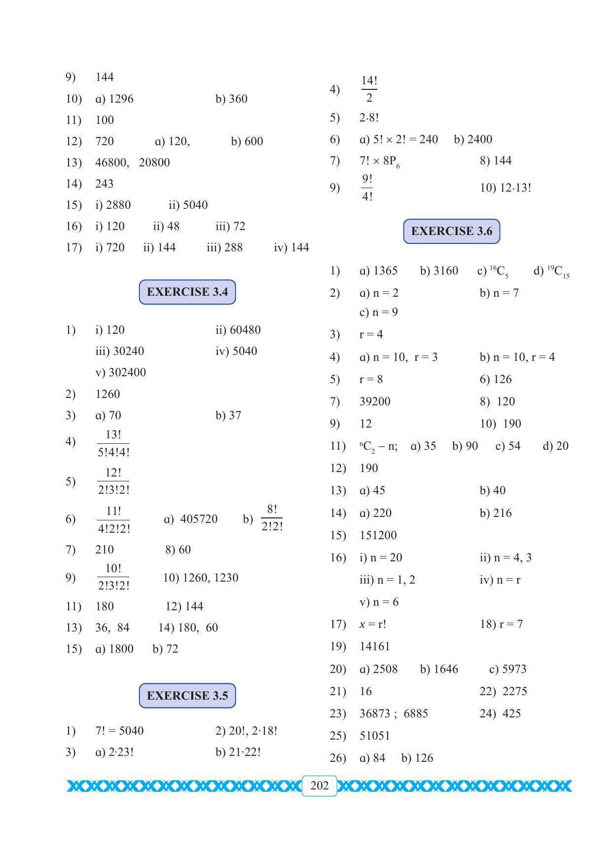 Maharashtra Board Class 11 Maths Textbook - Page 212